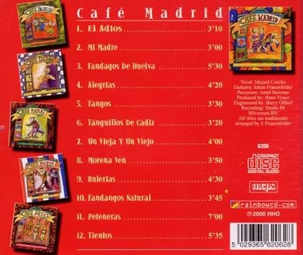 Café Madrid – Great Collection Of Flamenco From Spain CD (Used)