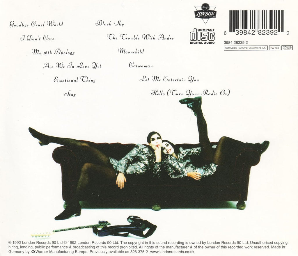 Shakespears Sister Hormonally Yours CD 1992 (Used)