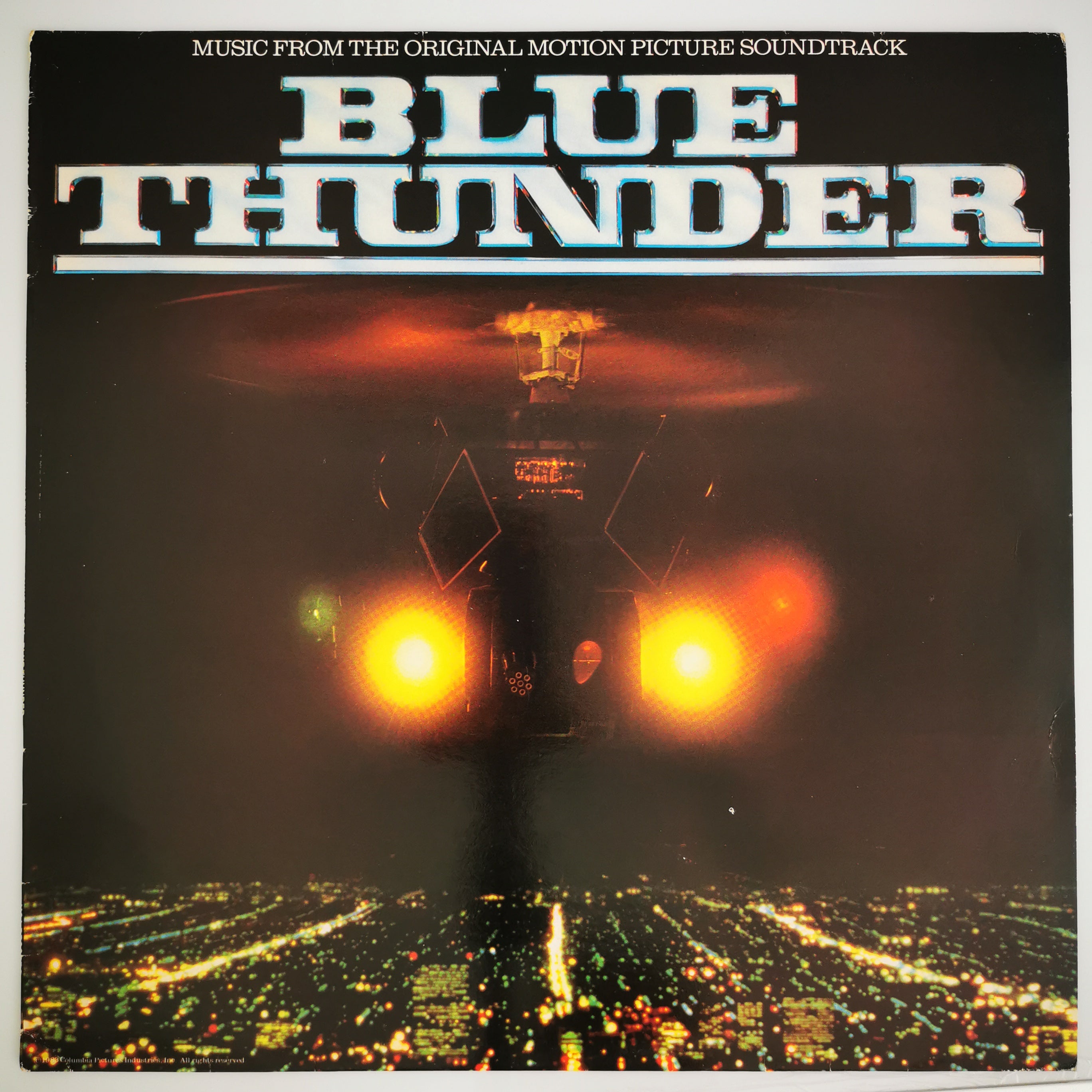 Blue Thunder TV Soundtrack Vinyl LP VG+/VG+
