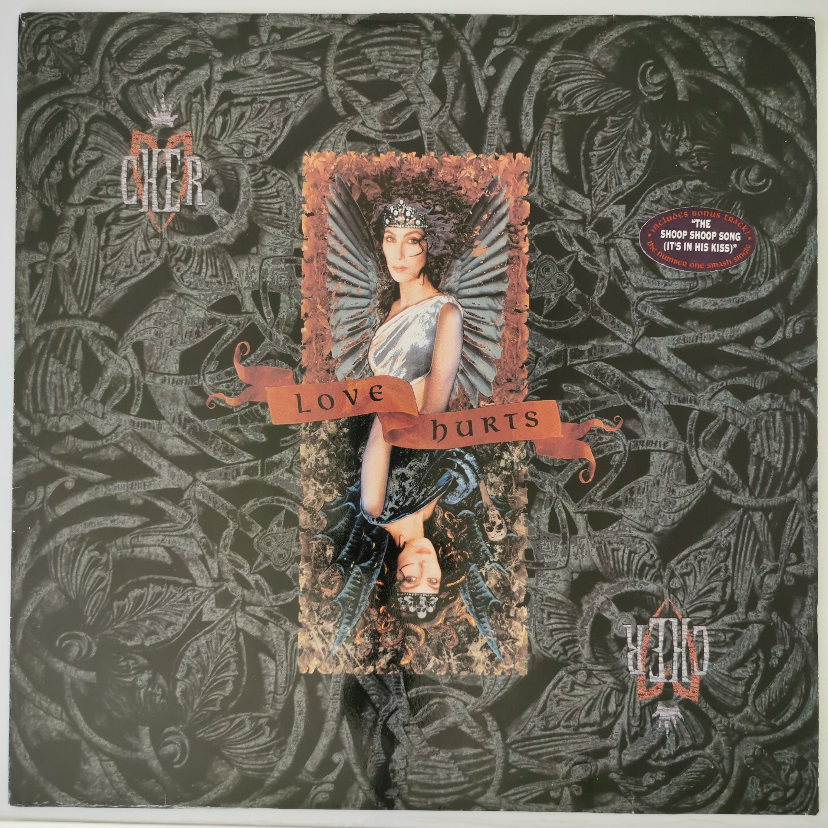 Cher Love Hurts - Mirror Image Sleeve Vinyl LP