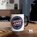 Groove Junkie Vinyl Mug Black
