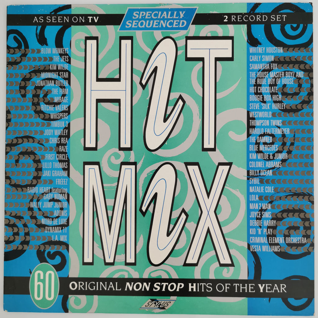Hit Mix 60 Non Stop Hits Double Vinyl LP 1987