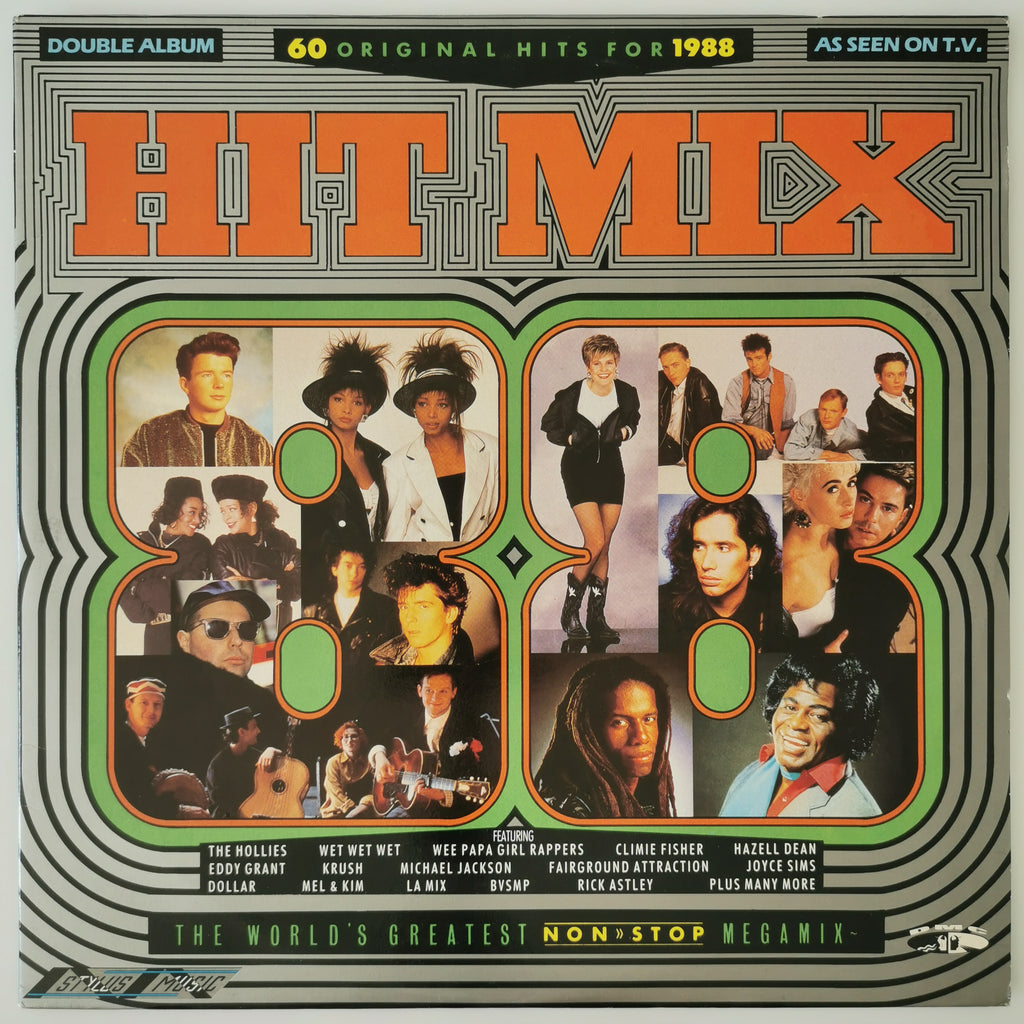 Hit Mix 88 Double Vinyl LP 1988