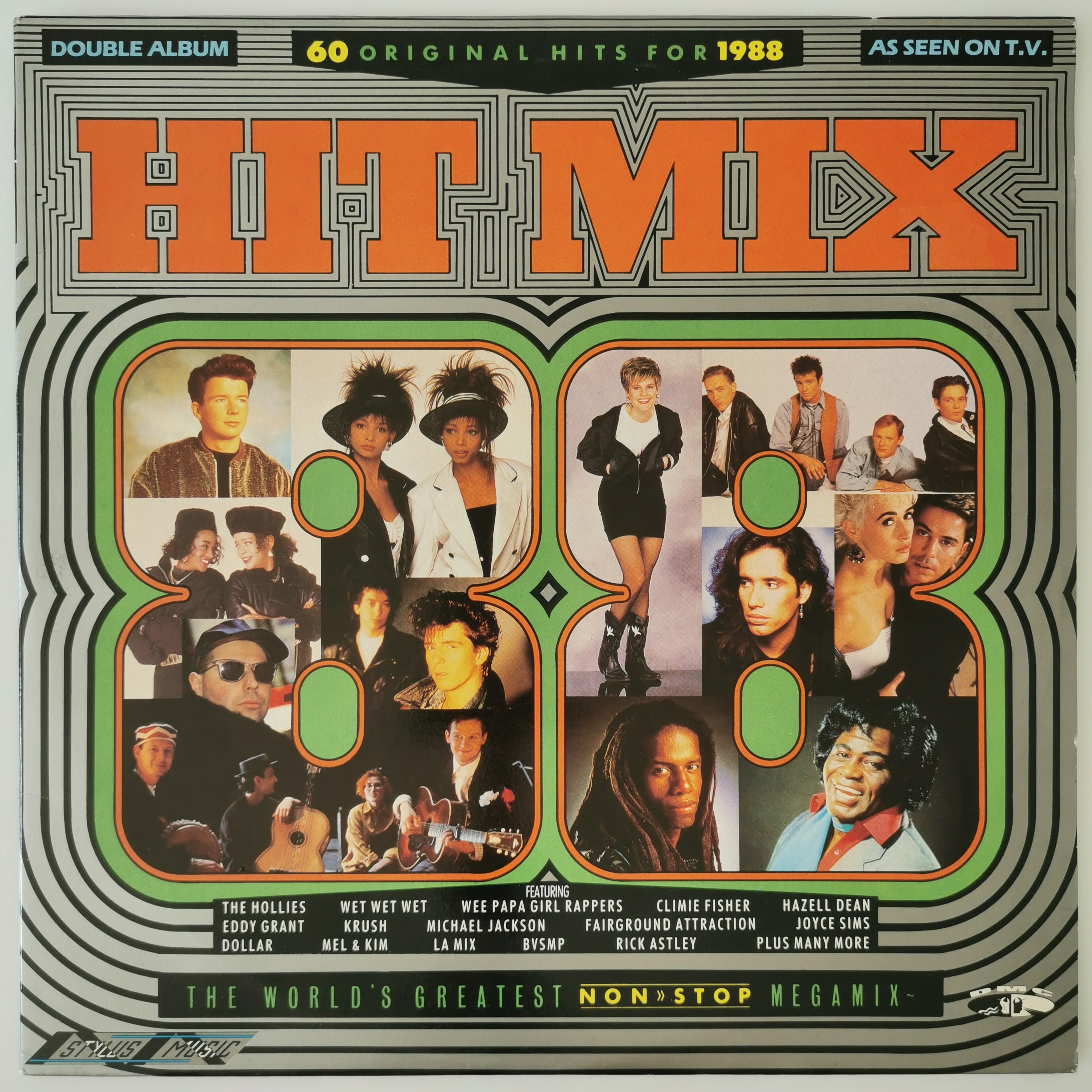 Hit Mix 88 Double Vinyl LP 1988