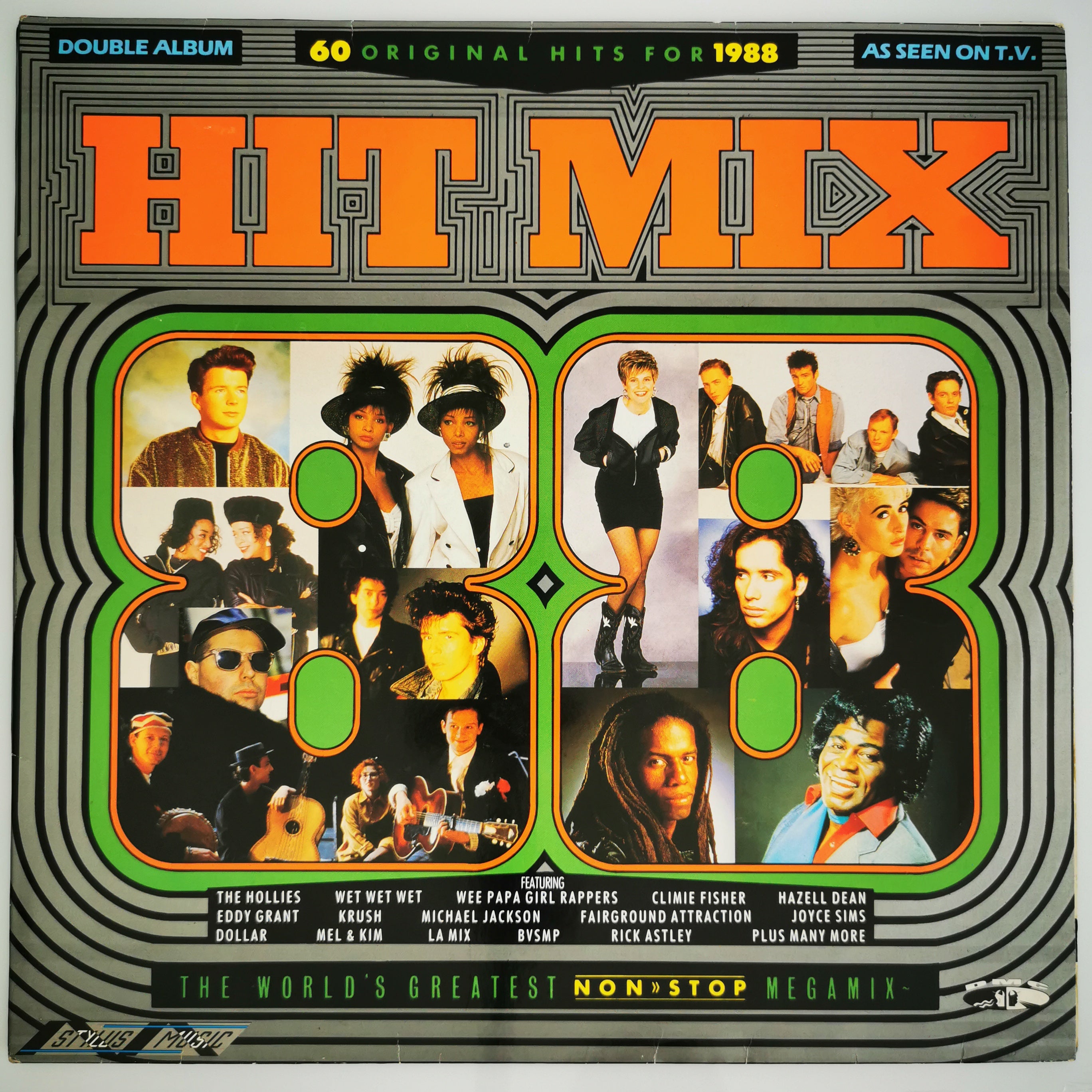Hit Mix 88 Double Vinyl LP VG/VG 1988
