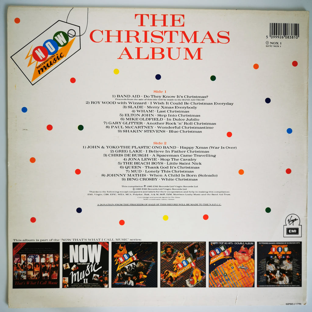Now The Christmas Album 1985 Vinyl LP Record