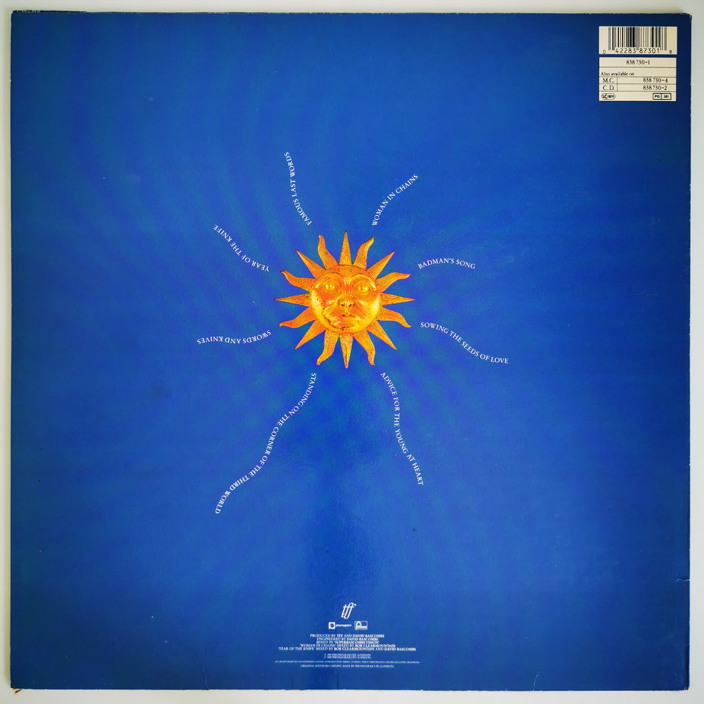 Tears For Fears The Seeds Of Love Vinyl LP Record