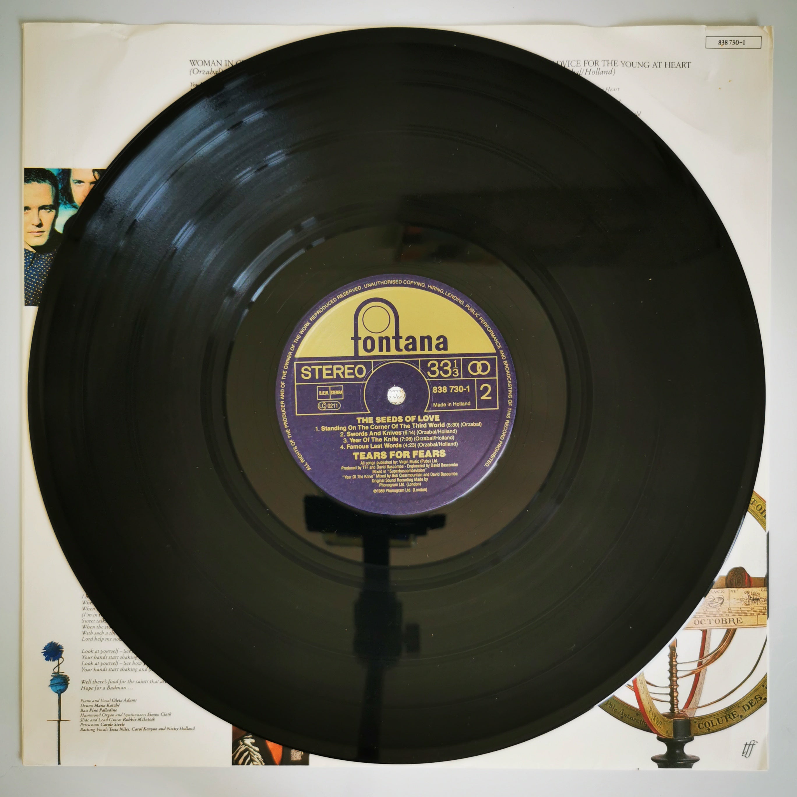 Tears For Fears The Seeds Of Love Vinyl LP Record
