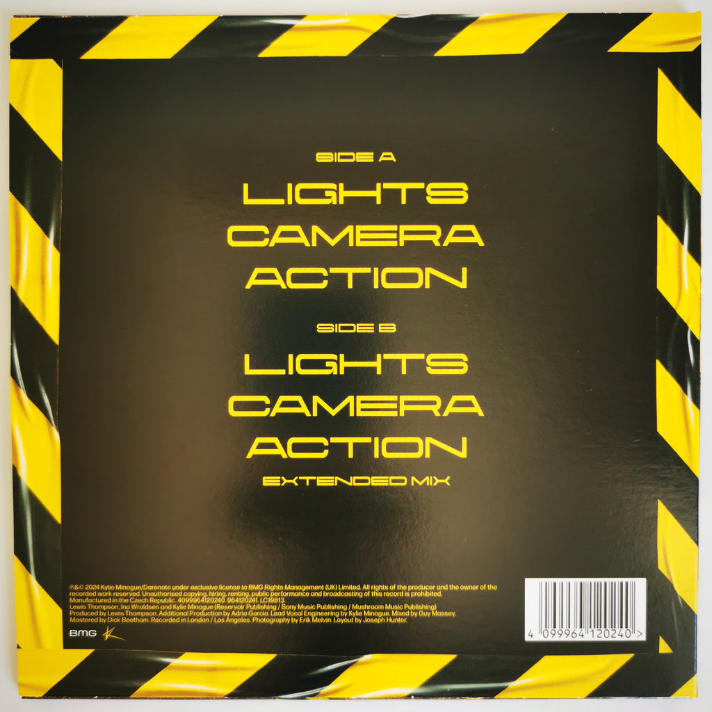 Kylie Minogue Lights Camera Action 7" Vinyl Record