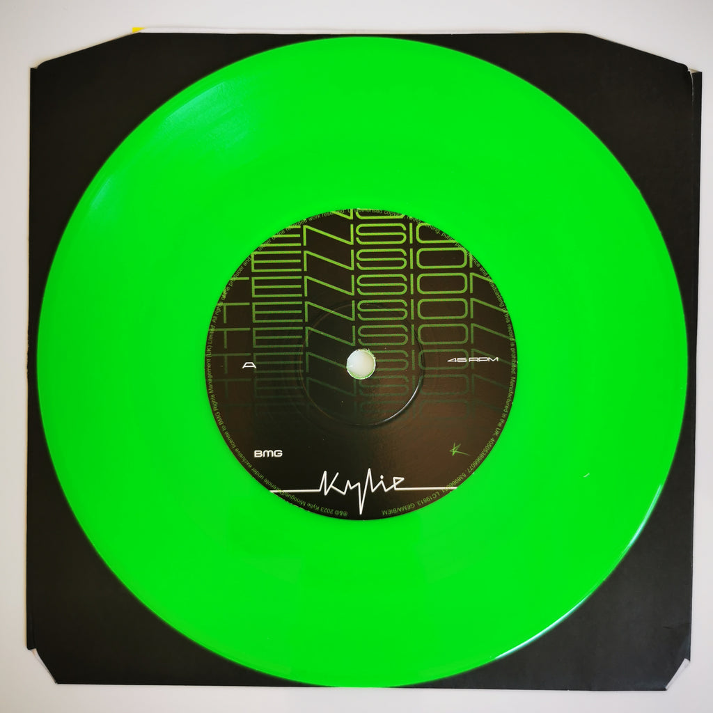 Kylie Minogue Tension luminous Green 7" Vinyl Record