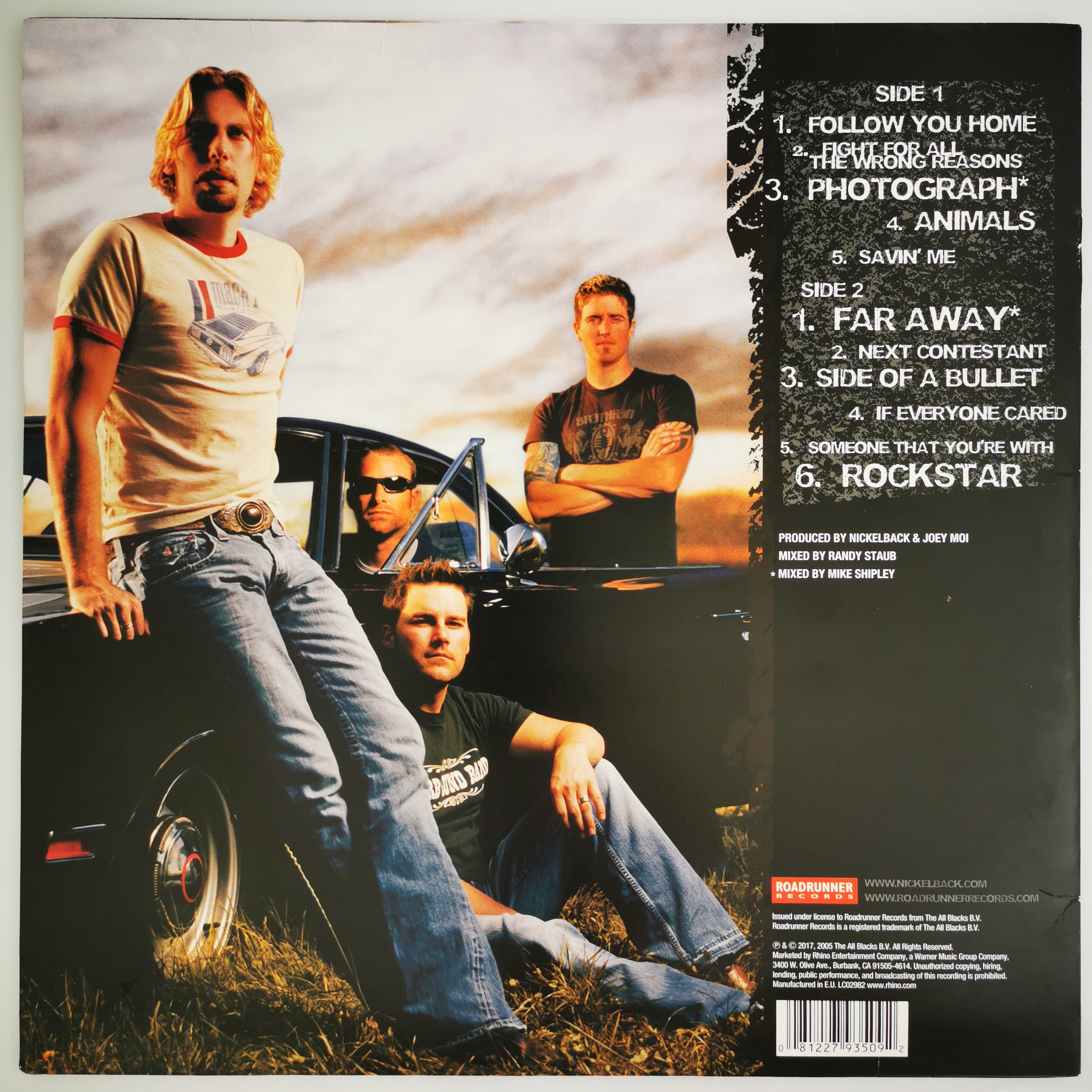 Nickelback - All The Right Reasons LP Record