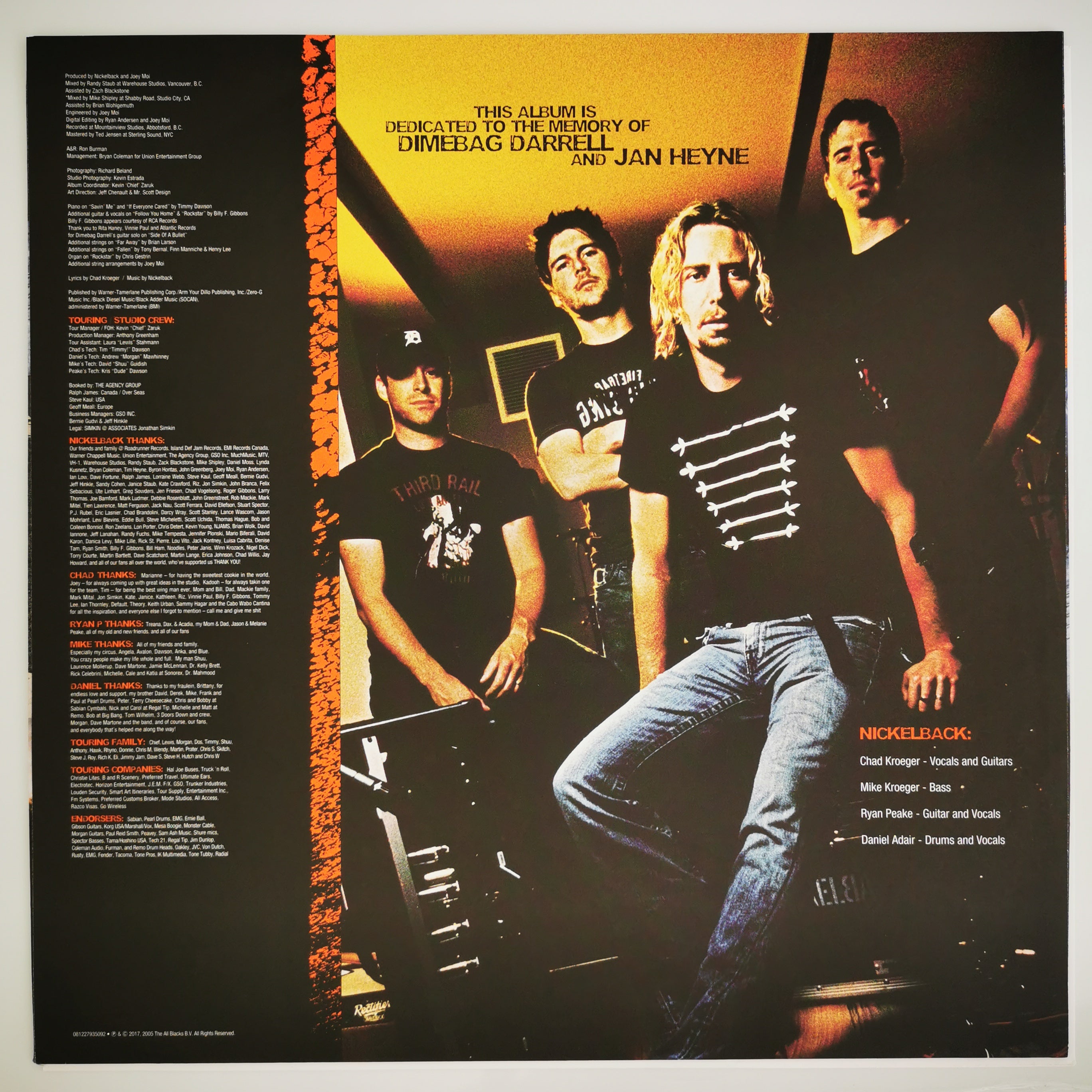 Nickelback - All The Right Reasons LP Record