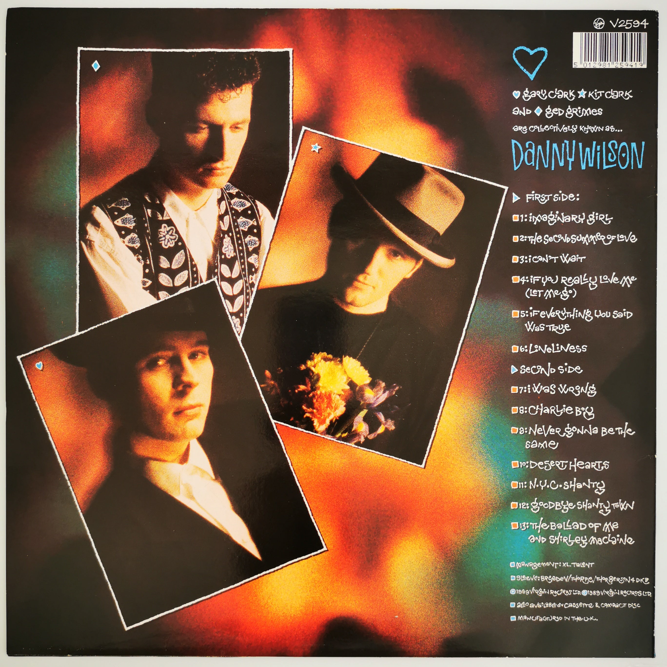 Danny Wilson BeBop Mop Top UK Vinyl LP Record