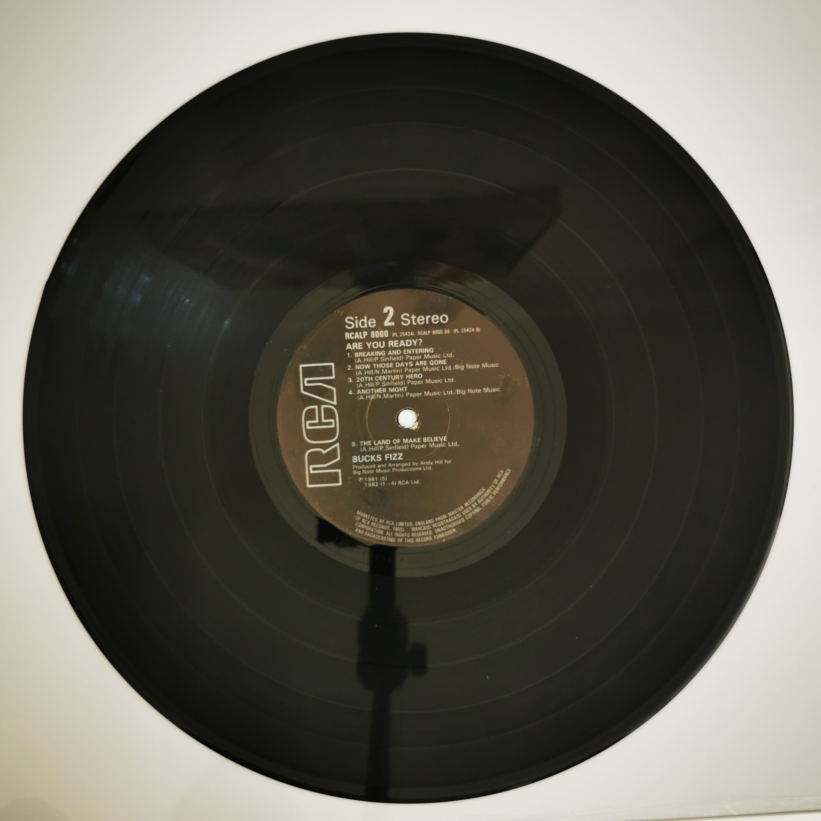 Bucks Fizz Are You Ready Vinyl LP Record