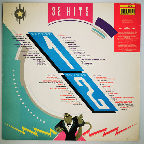 32 Monster Hits Double Vinyl LP Record 1989