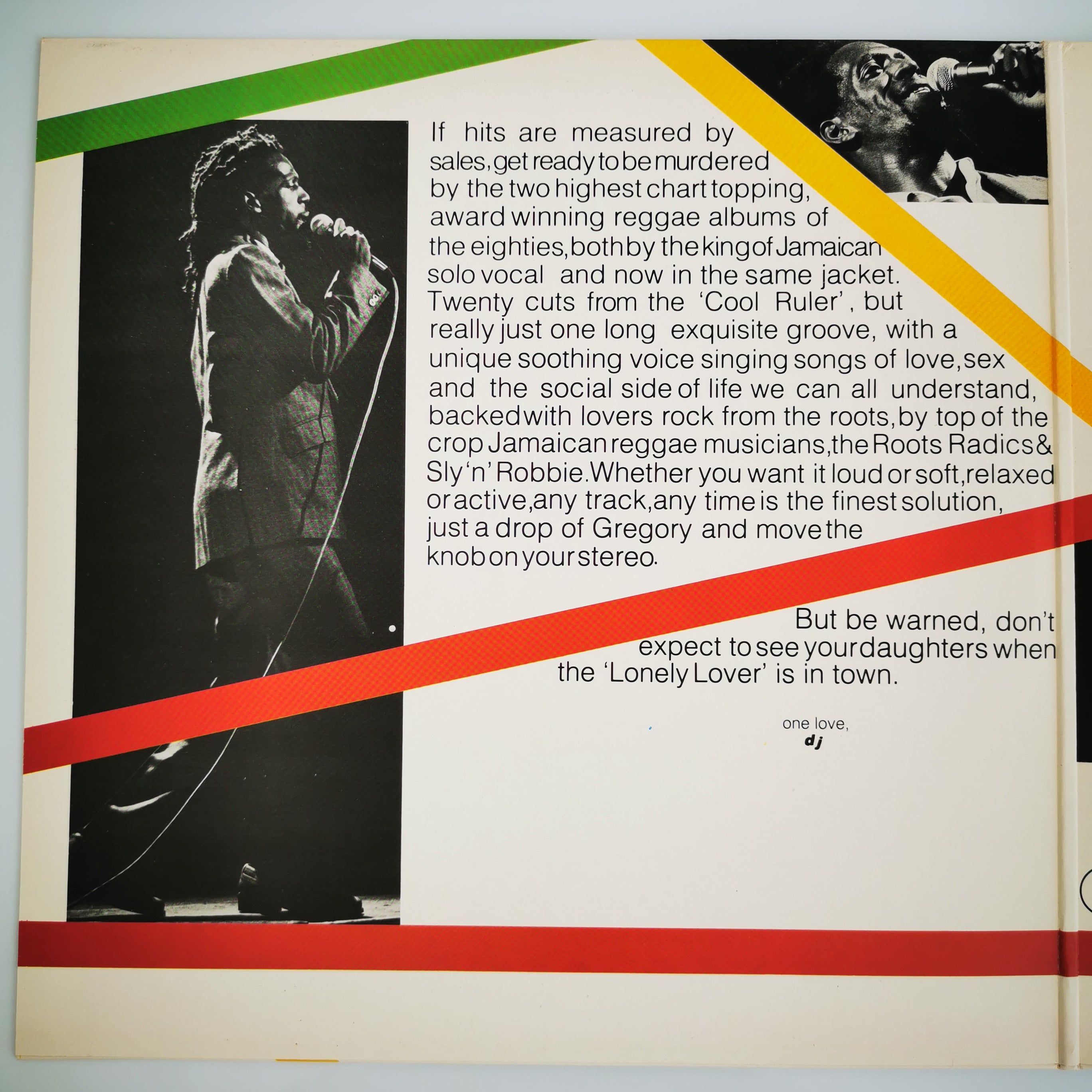 Gregory Isaacs Lovers' Rock Double Vinyl LP Record