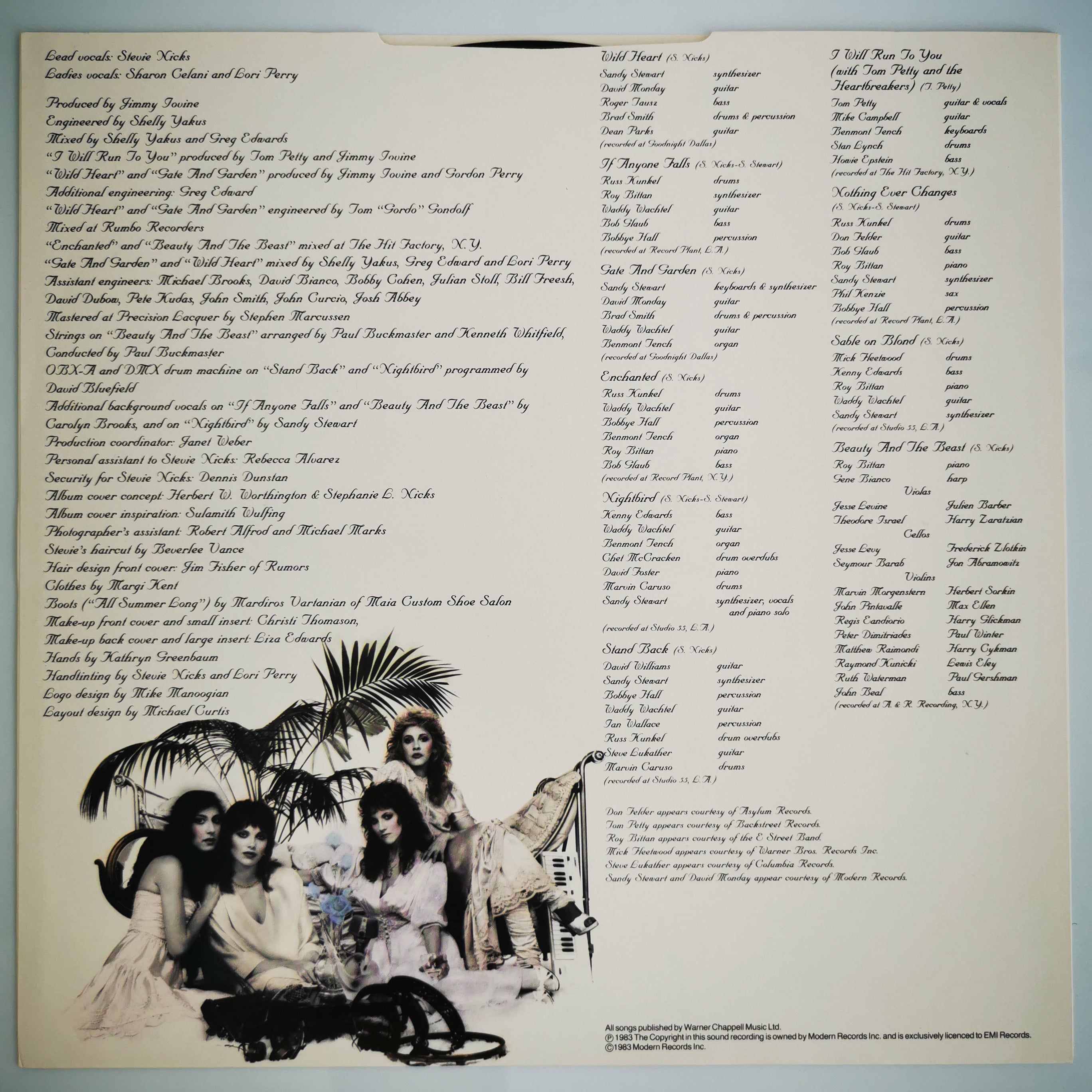 Stevie Nicks The Wild Heart Vinyl LP Record