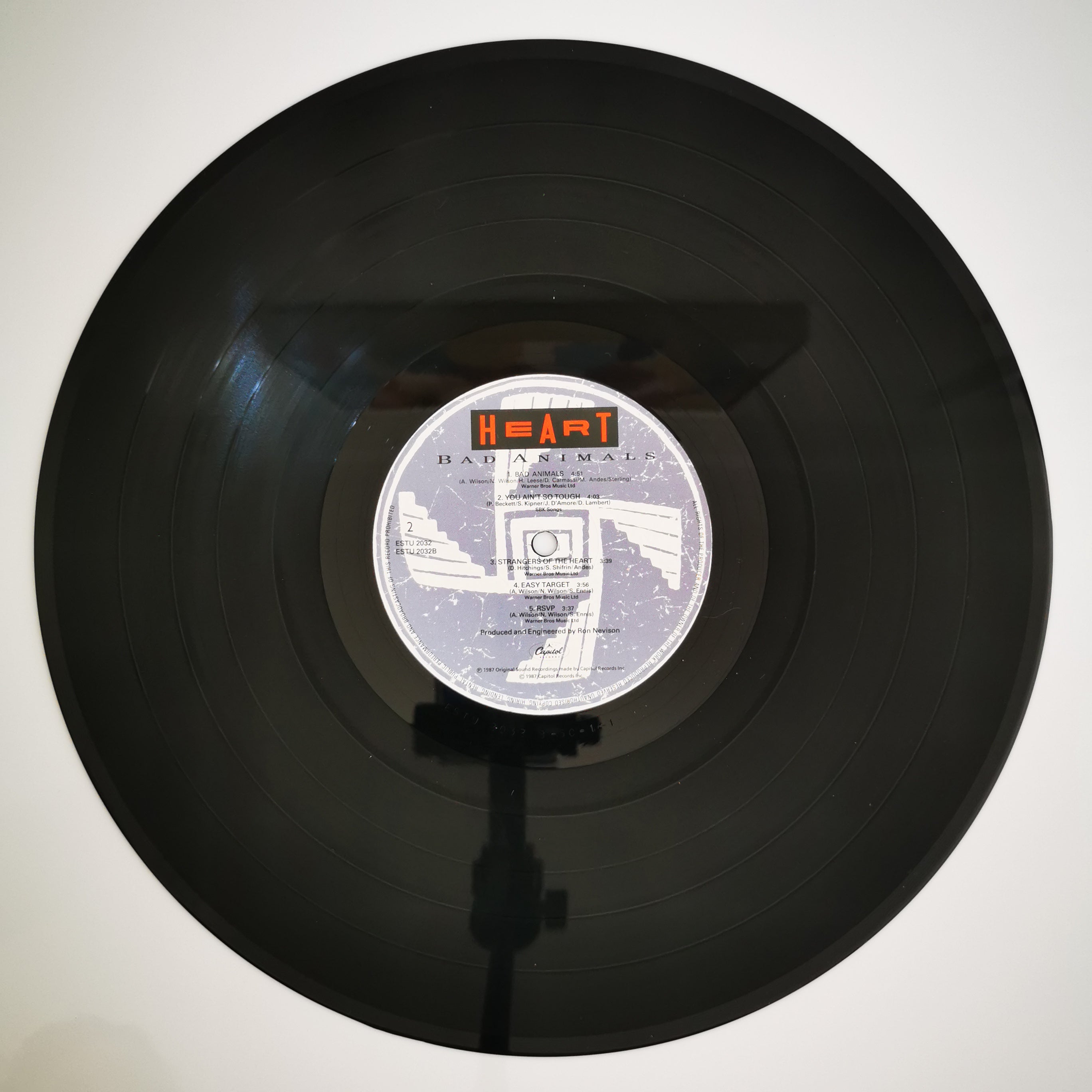 Heart Bad Animals Vinyl LP Record