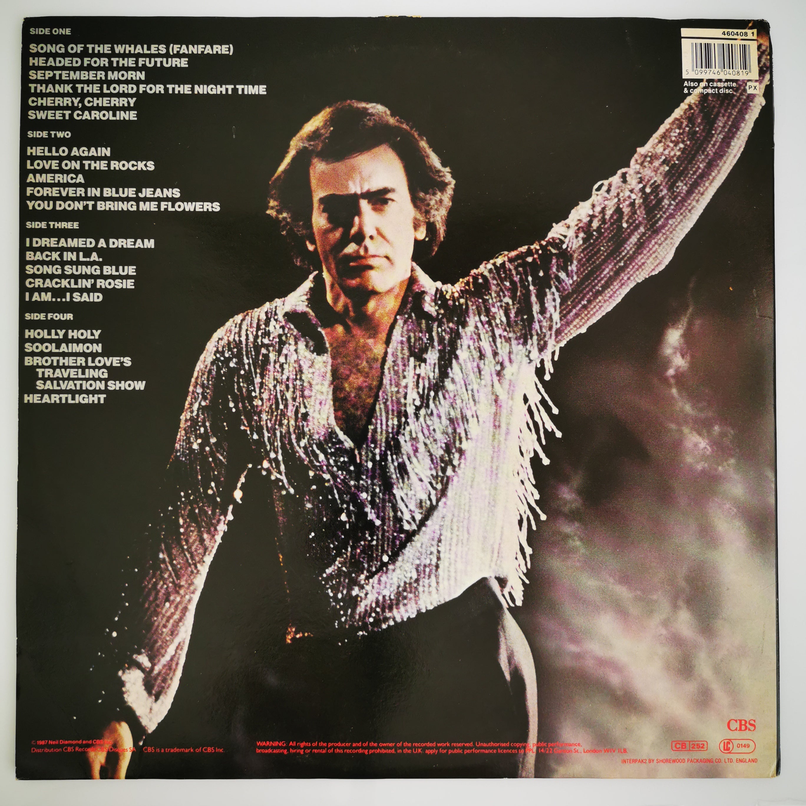 Neil Diamond – Hot August Night II Double Vinyl LP Record