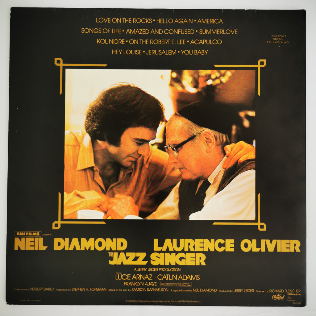 Neil Diamond The Jazz Singer Vinyl LP Record