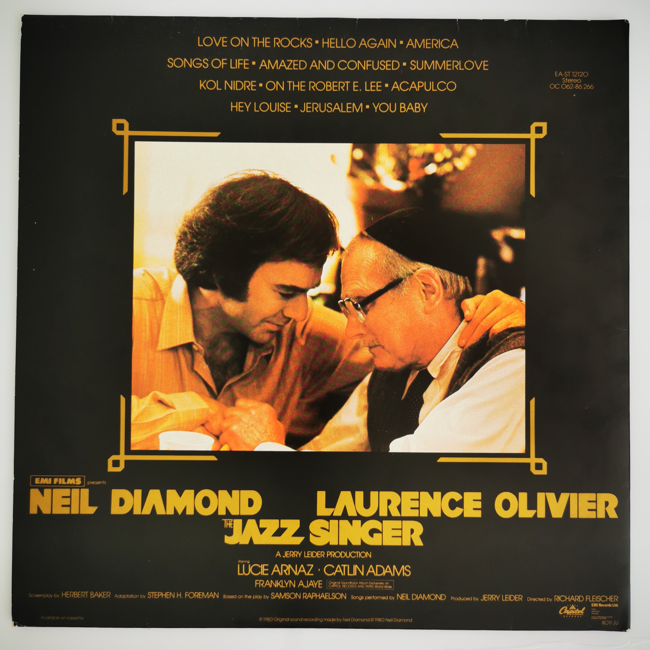 Neil Diamond The Jazz Singer Vinyl LP Record