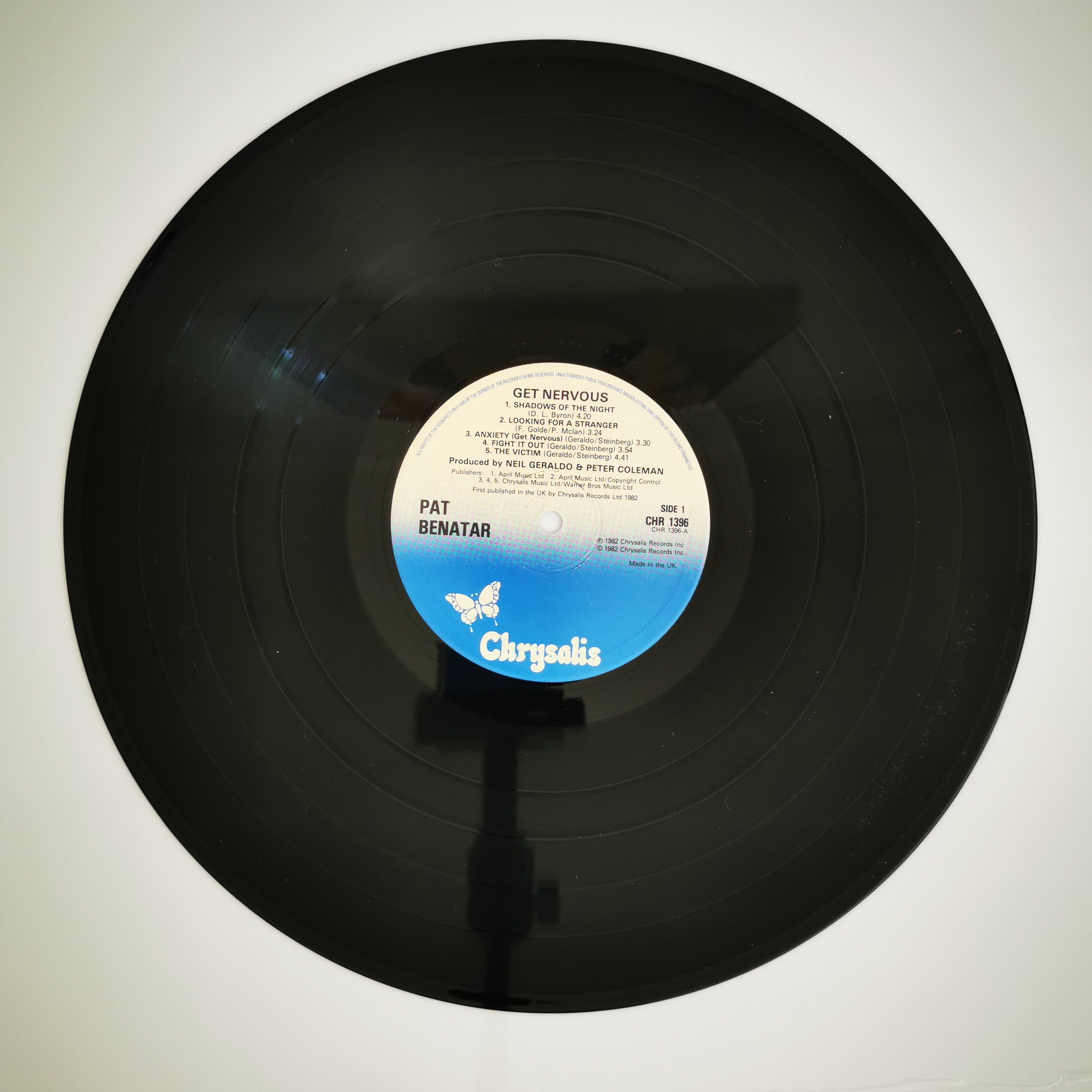 Pat Benatar Get Nervous Vinyl LP Record