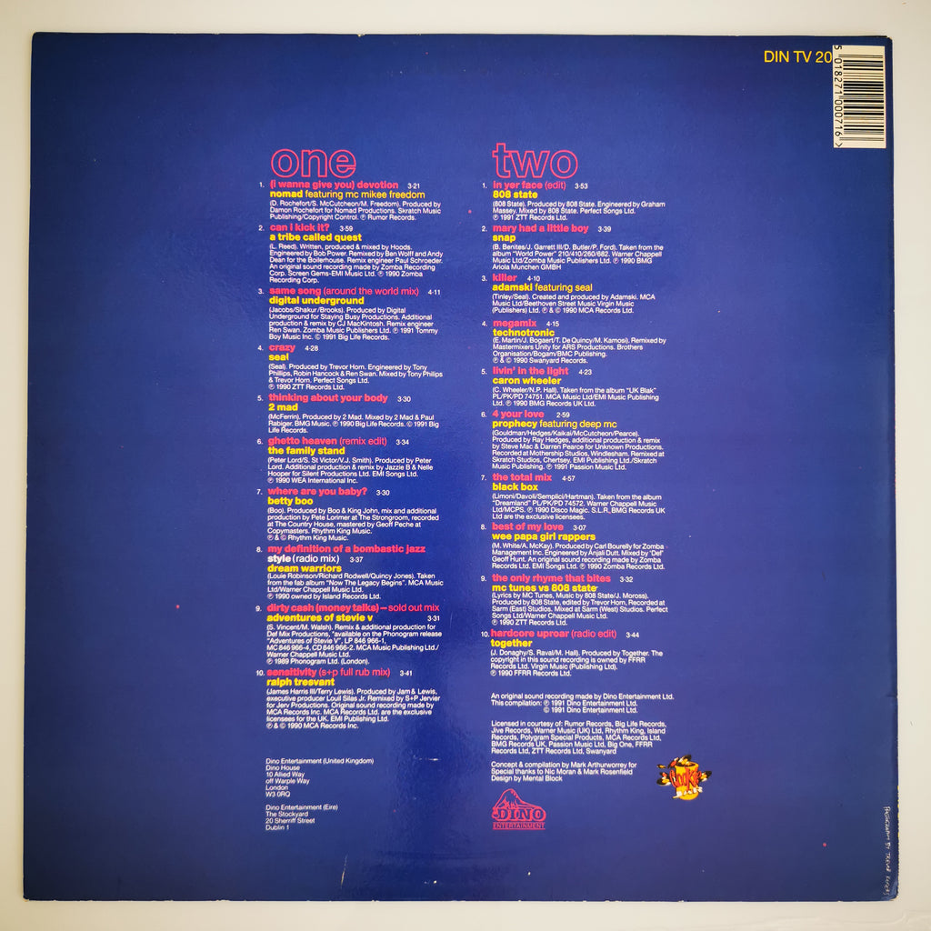 Hardcore Uproar Dance Vinyl LP Record 1991