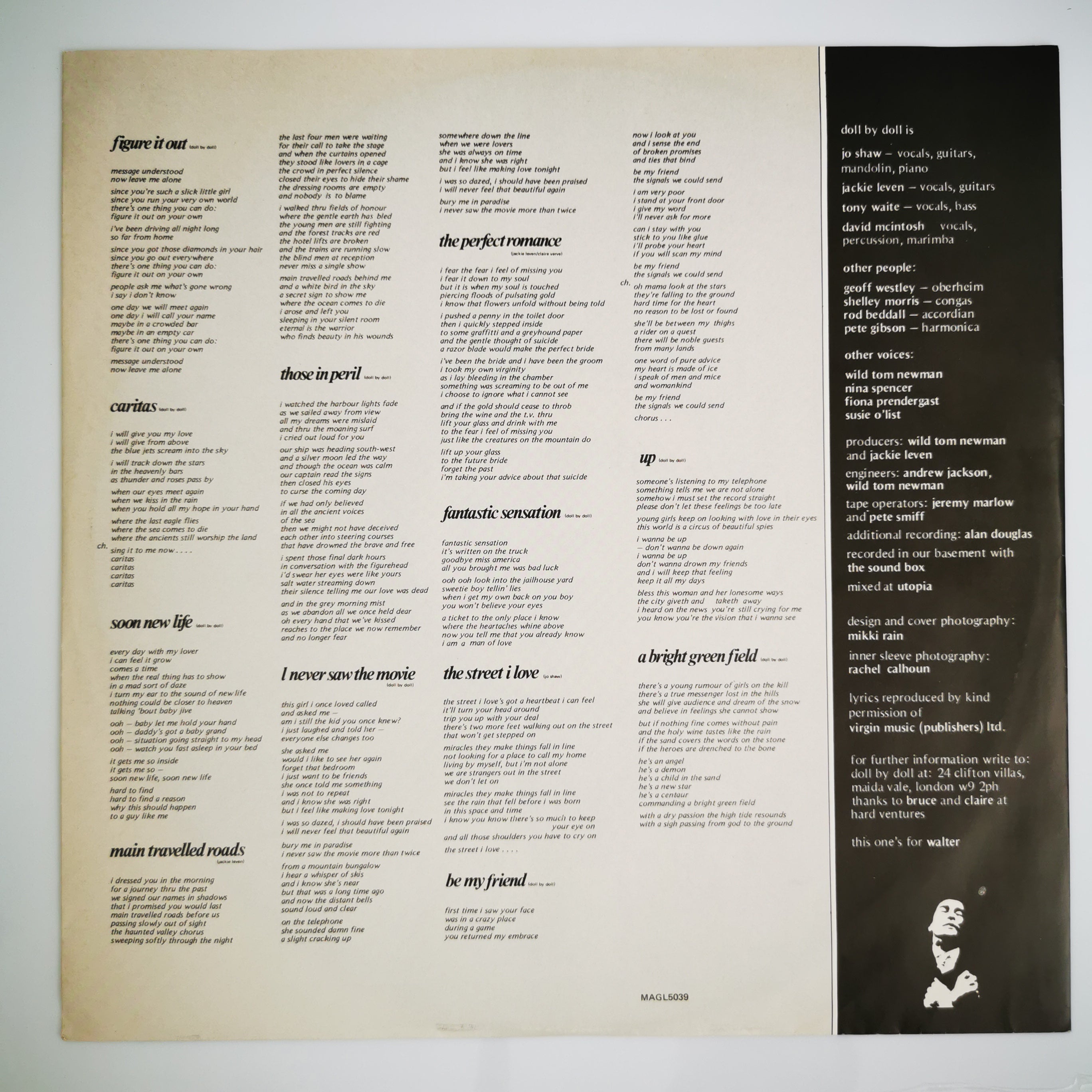 Doll By Doll – Doll By Doll Vinyl LP Record