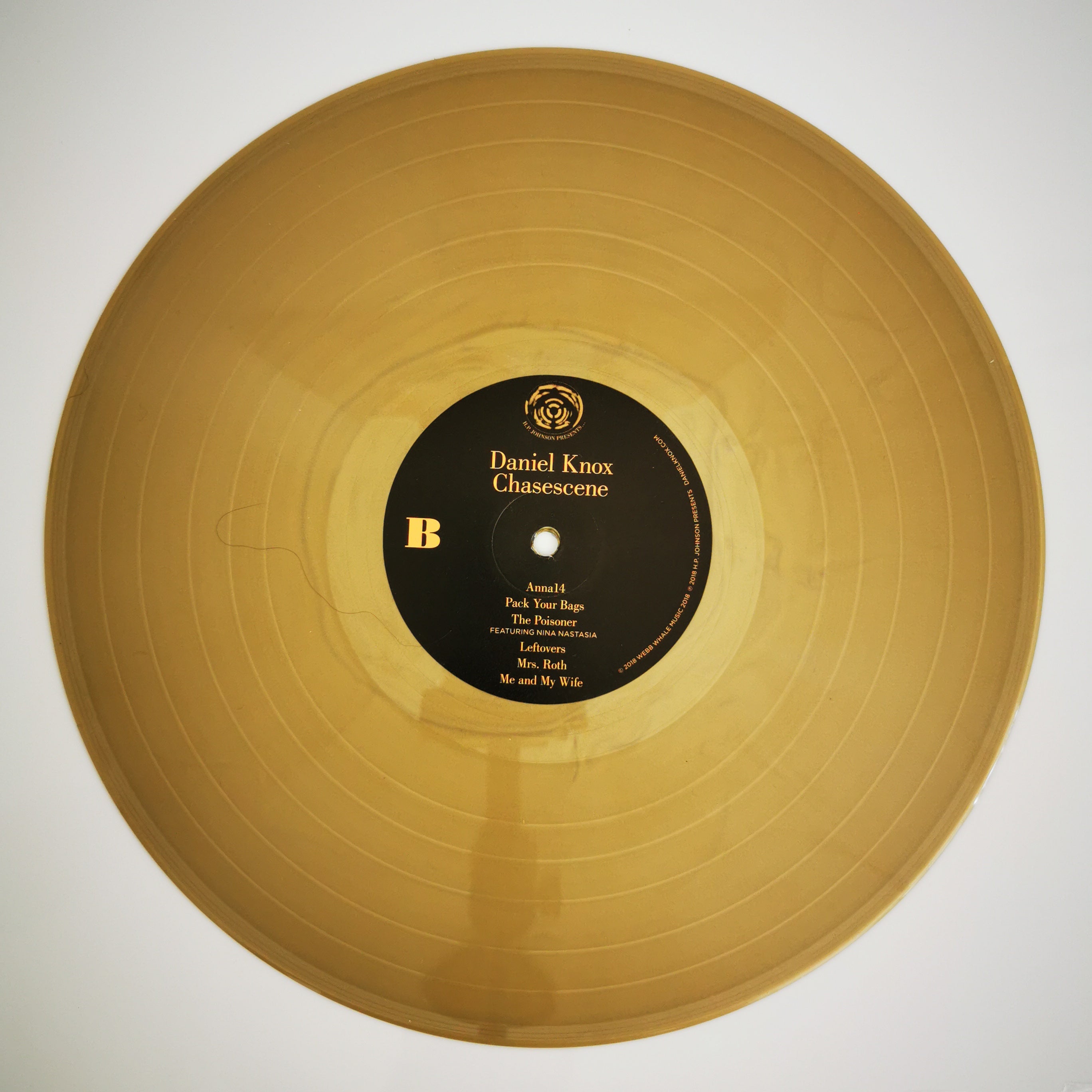 Daniel Knox – Chasescene Vinyl LP Gold Record