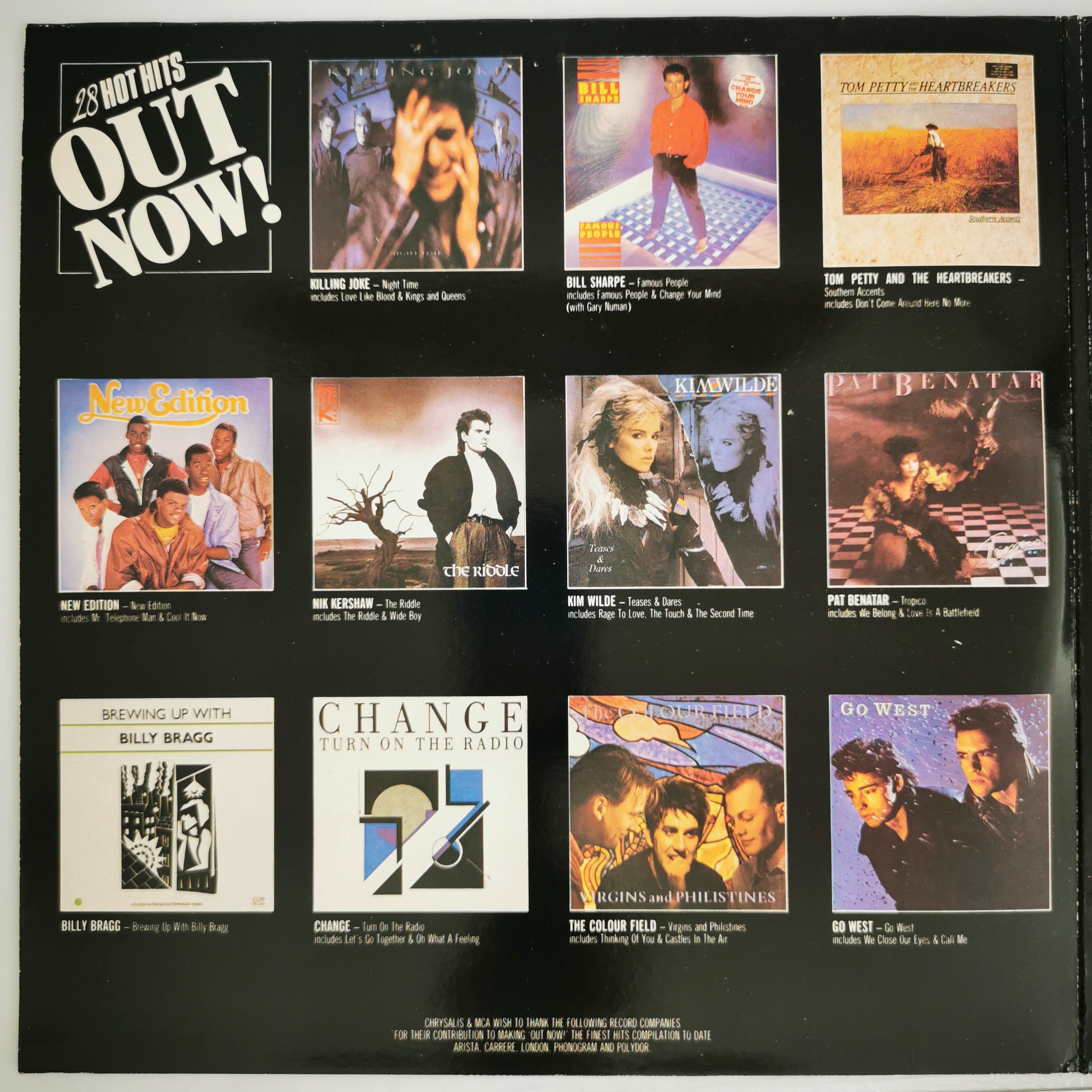 Out Now Hit Compilation Double LP Record 1985