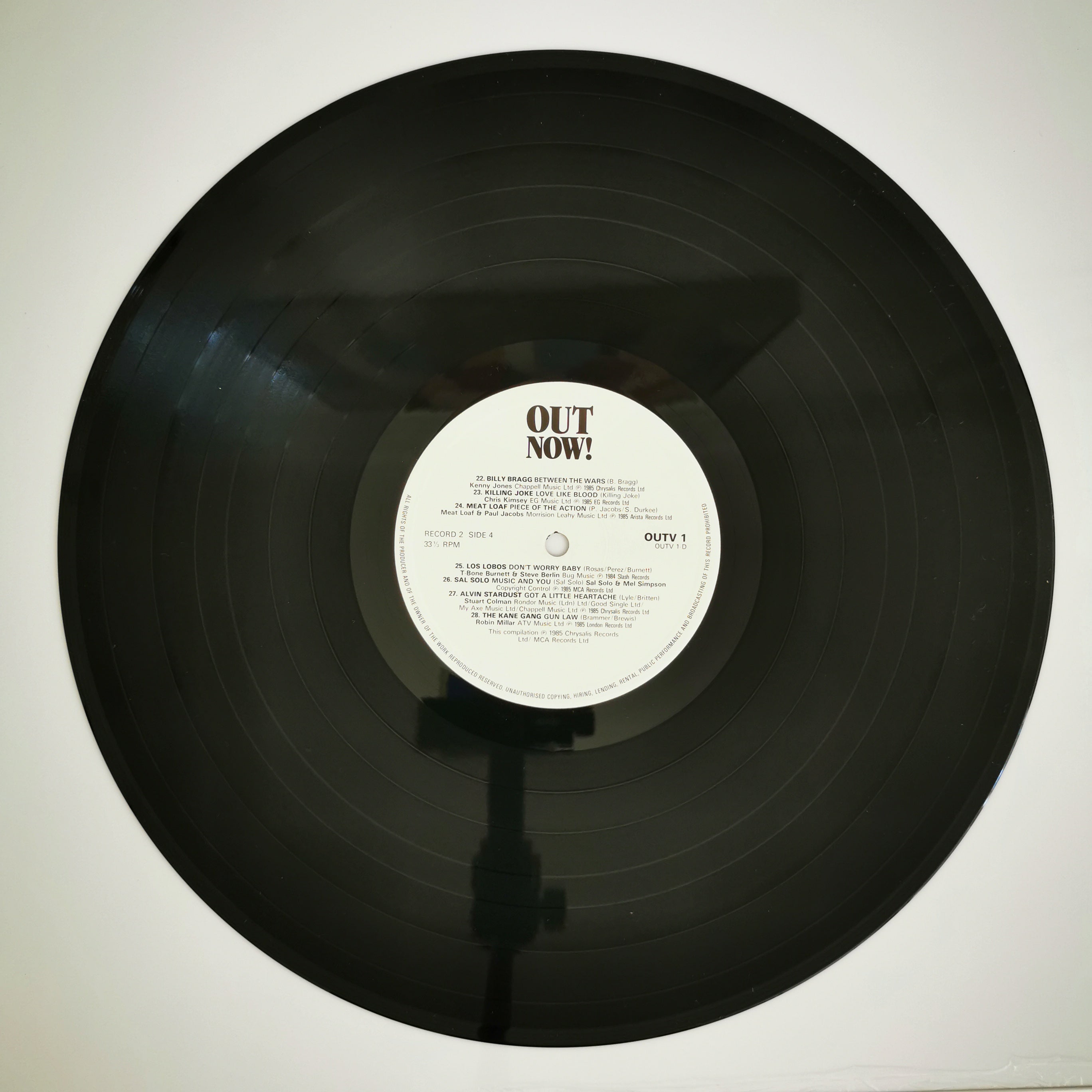 Out Now Hit Compilation Double LP Record 1985