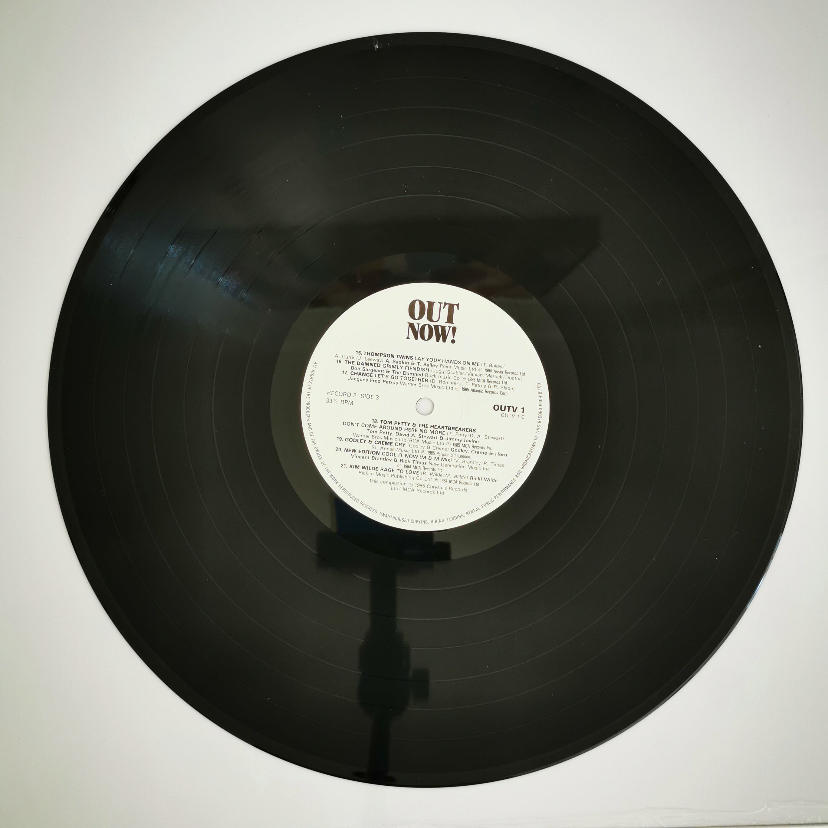 Out Now Hit Compilation Double LP Record 1985