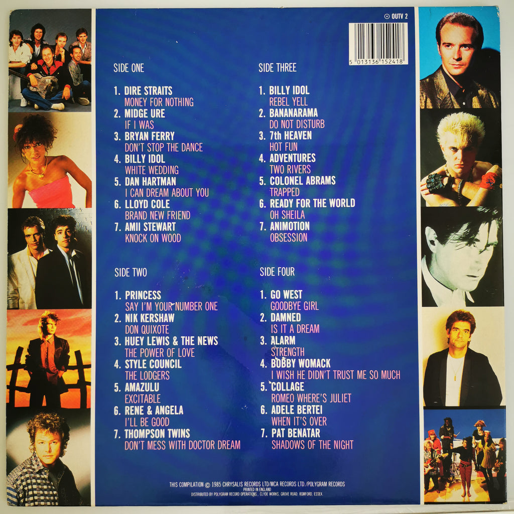 Out Now 2 Hits Compilation Double LP Record 1985
