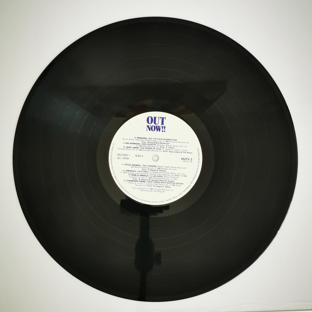 Out Now 2 Hits Compilation Double LP Record 1985