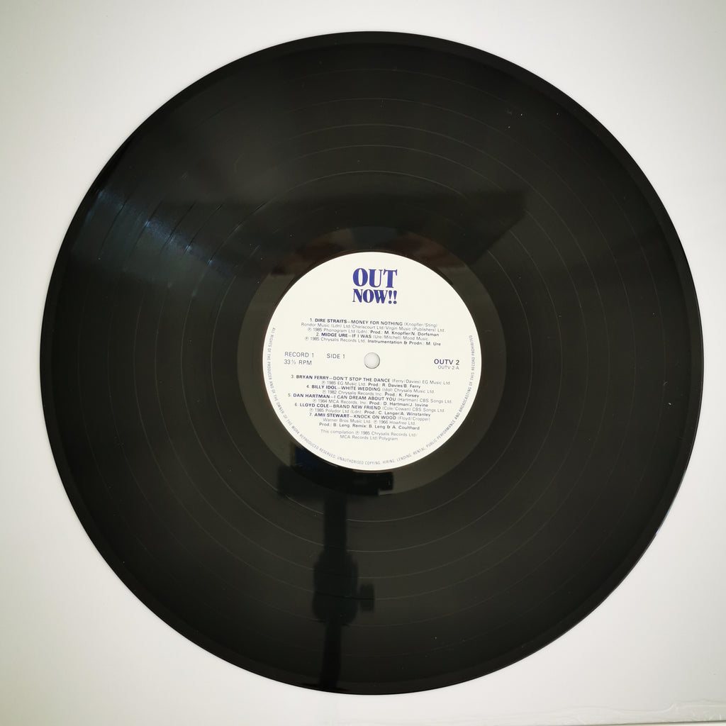 Out Now 2 Hits Compilation Double LP Record 1985