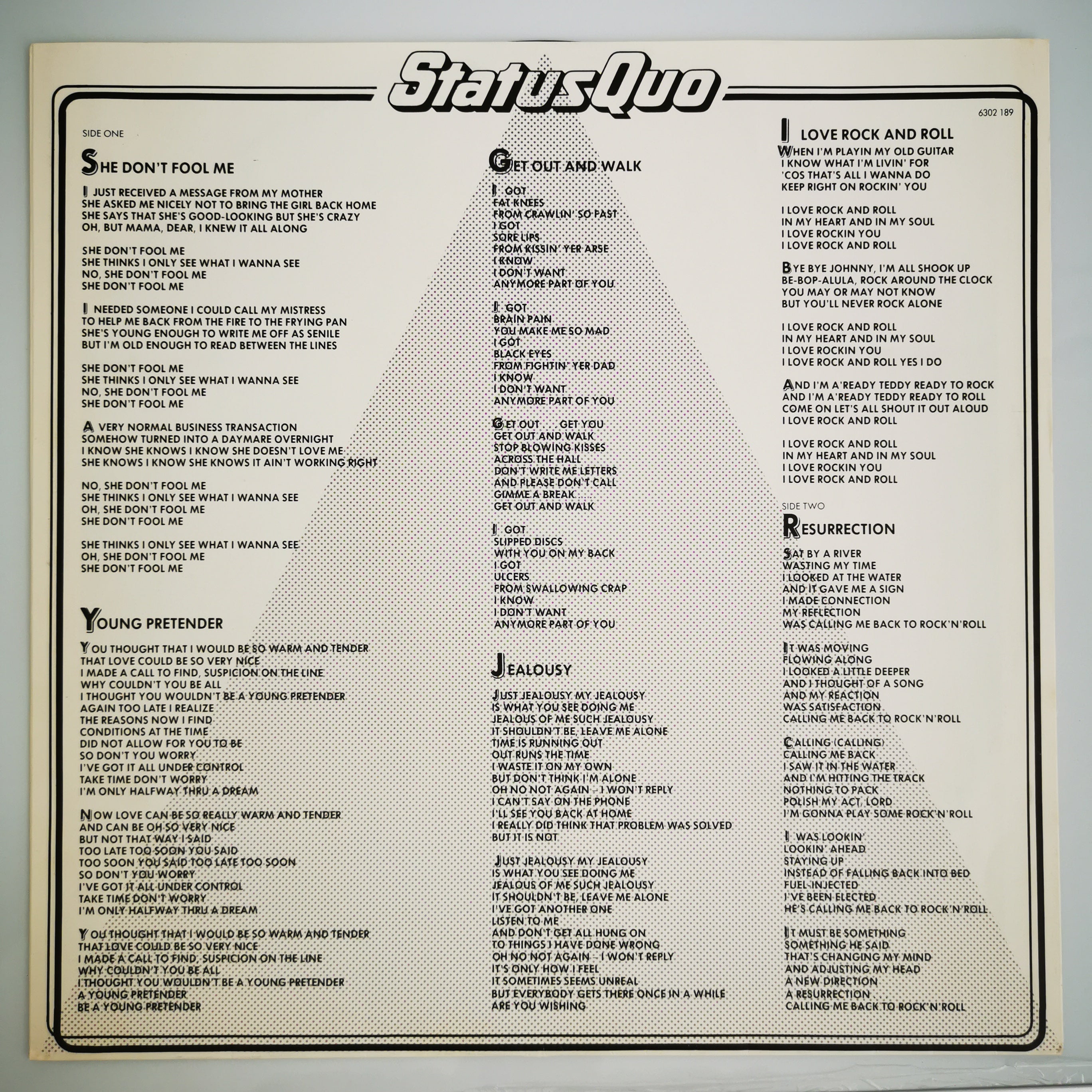 Status Quo – 1982 Vinyl LP Record