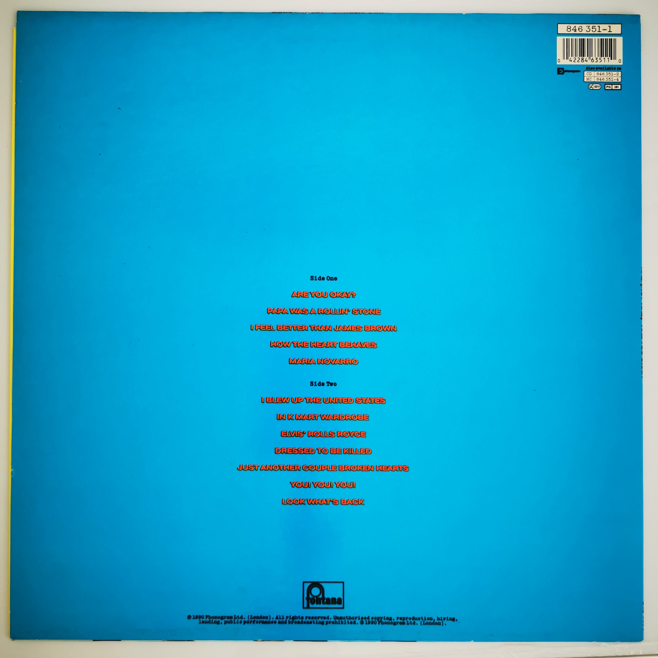 Was (Not Was) Are You Okay? Vinyl LP Record