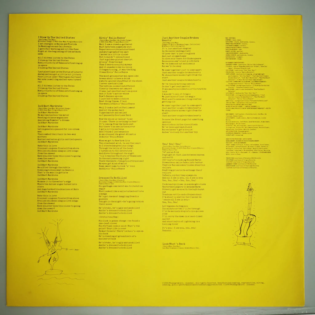 Was (Not Was) Are You Okay? Vinyl LP Record