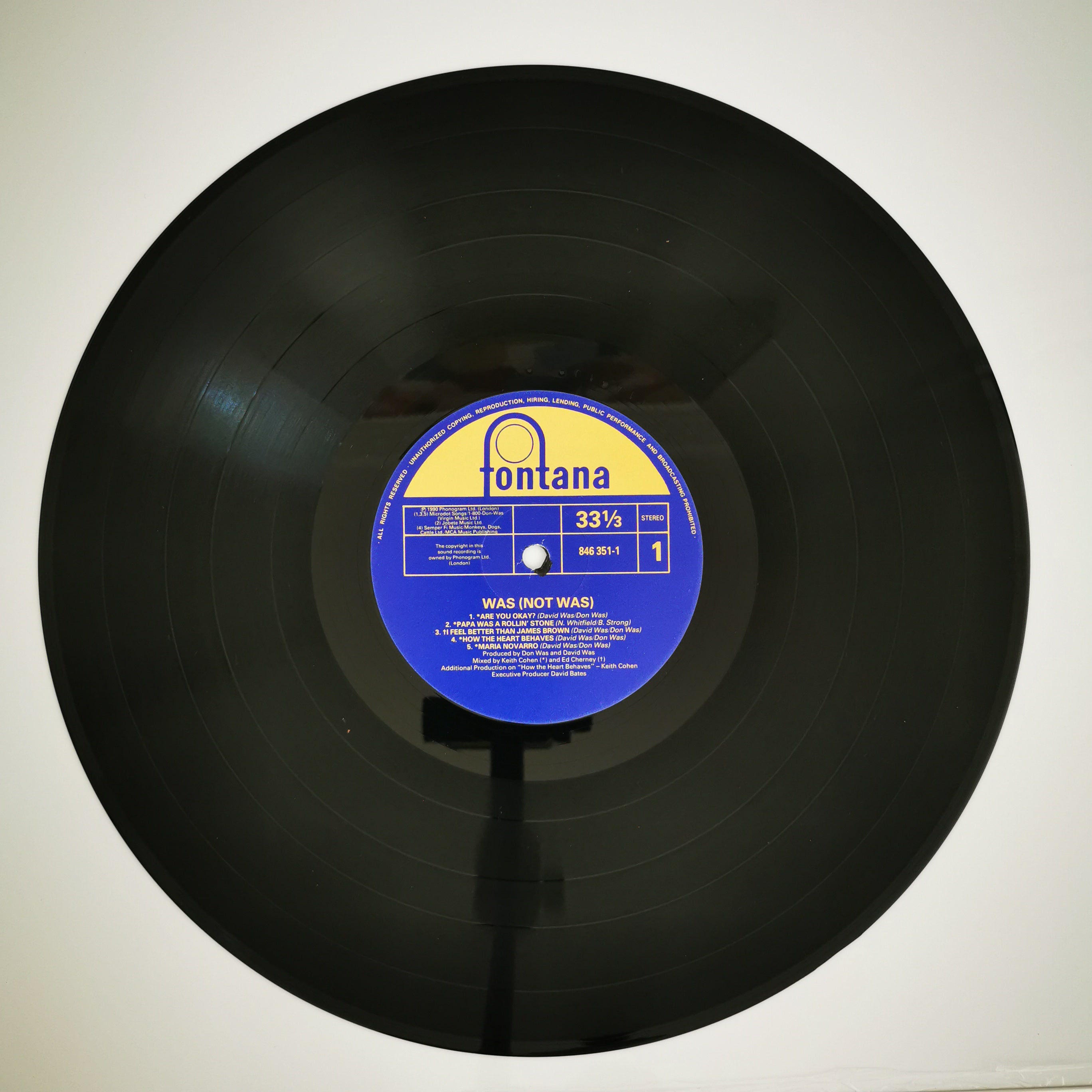 Was (Not Was) Are You Okay? Vinyl LP Record