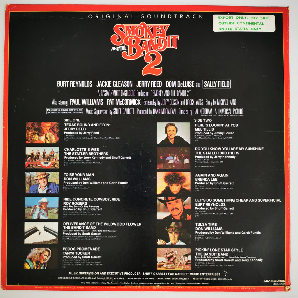 Smokey And The Bandit 2 - OST Vinyl LP Record