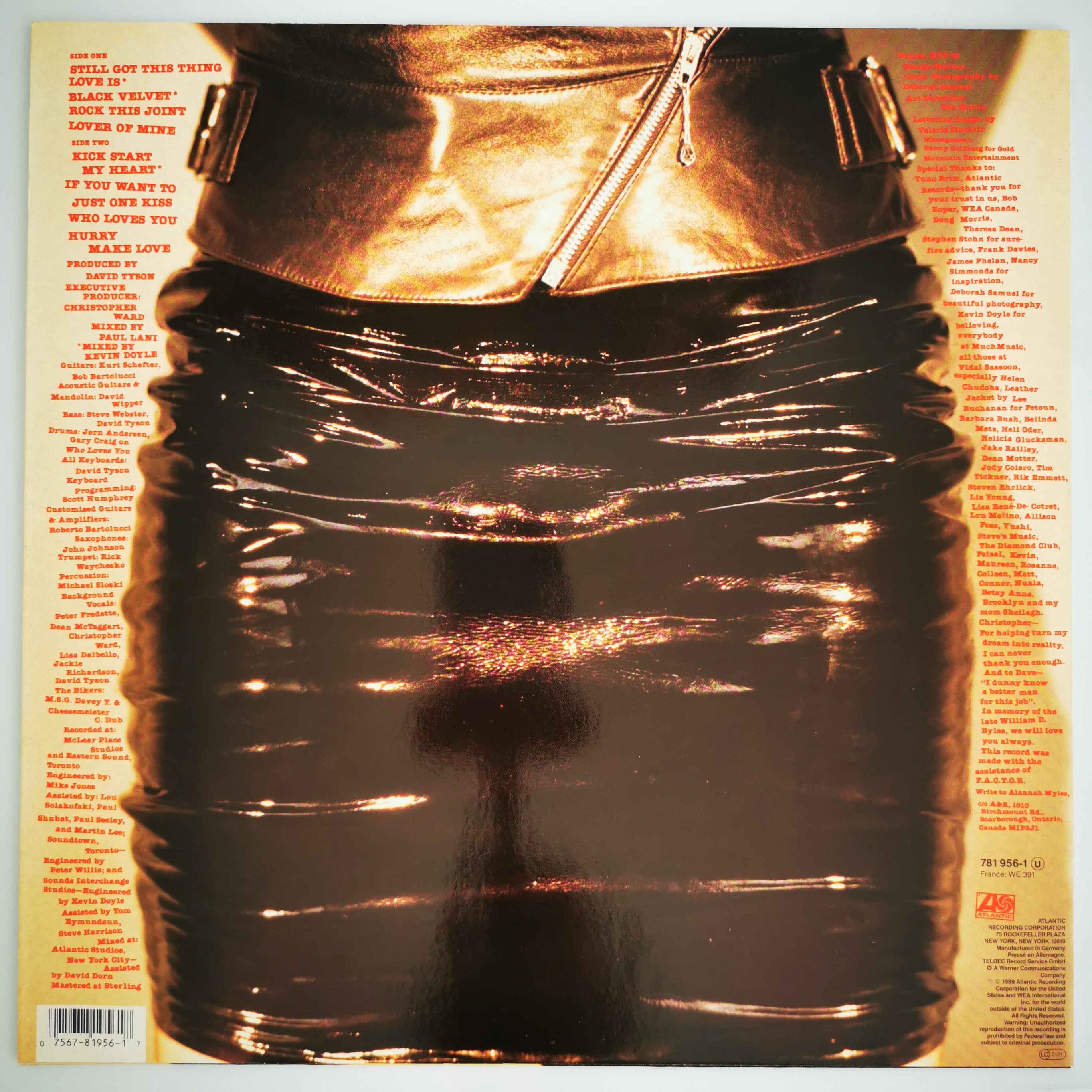 Alannah Myles Alannah Myles Vinyl LP Record