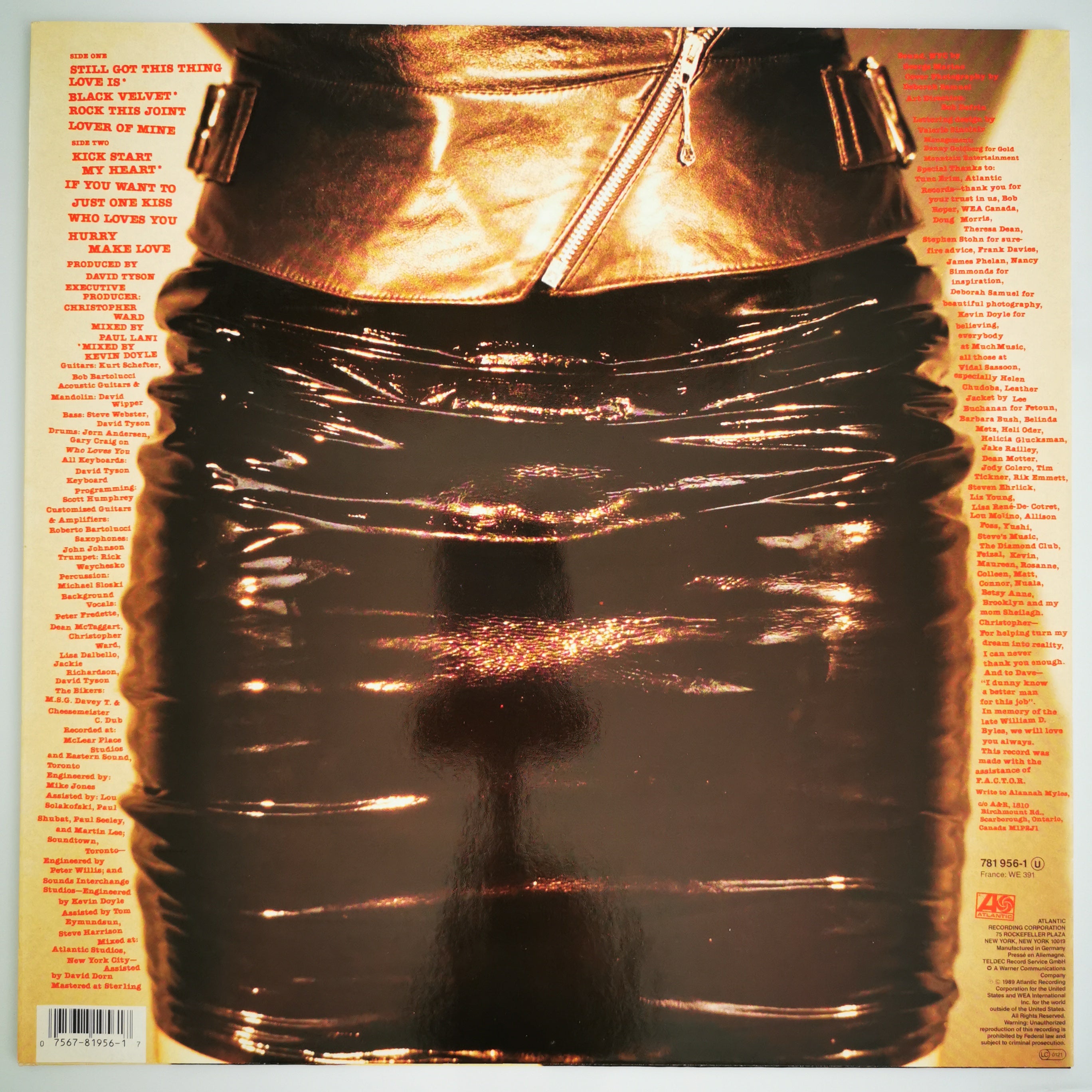 Alannah Myles Alannah Myles Vinyl LP Record