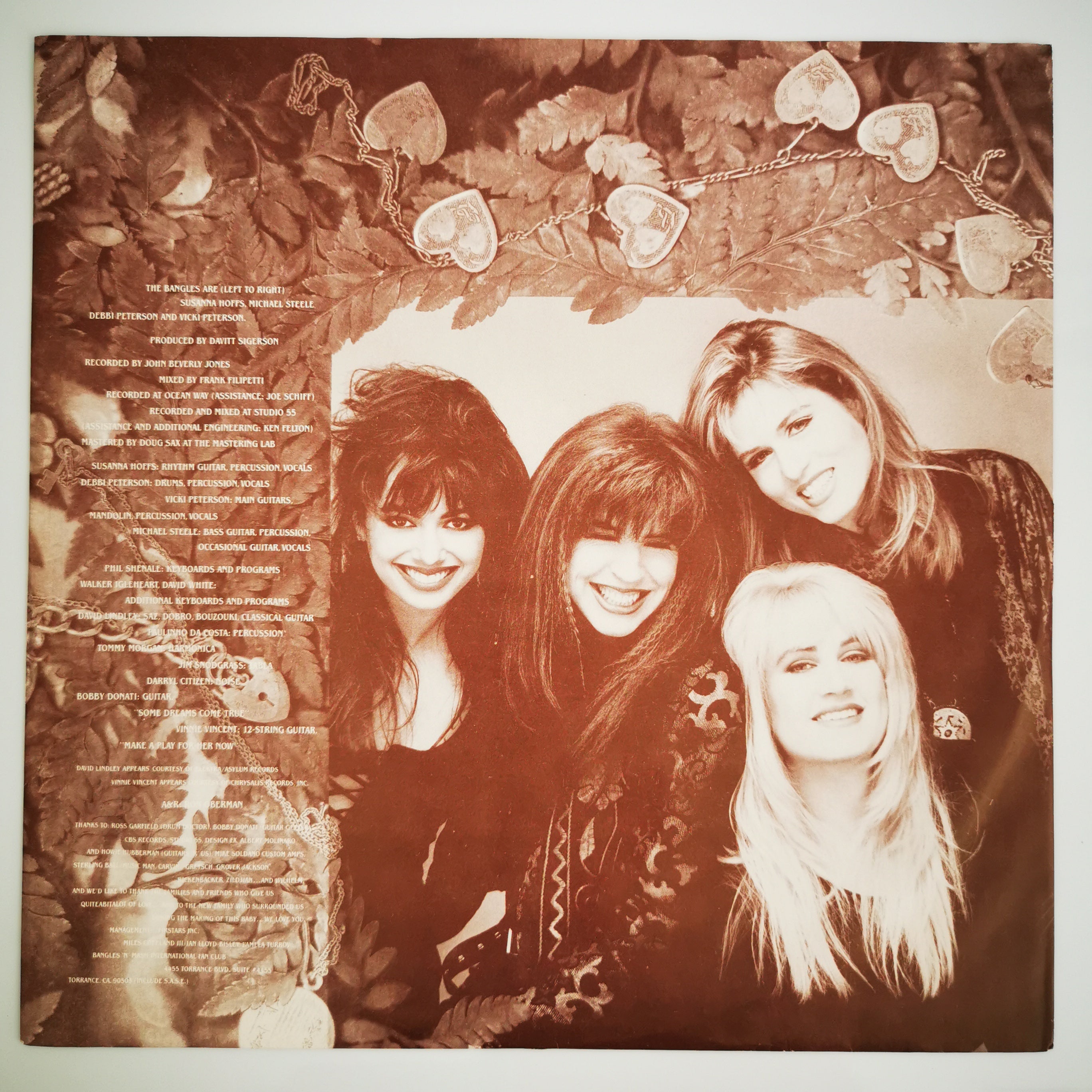 The Bangles Everything UK Vinyl LP Record