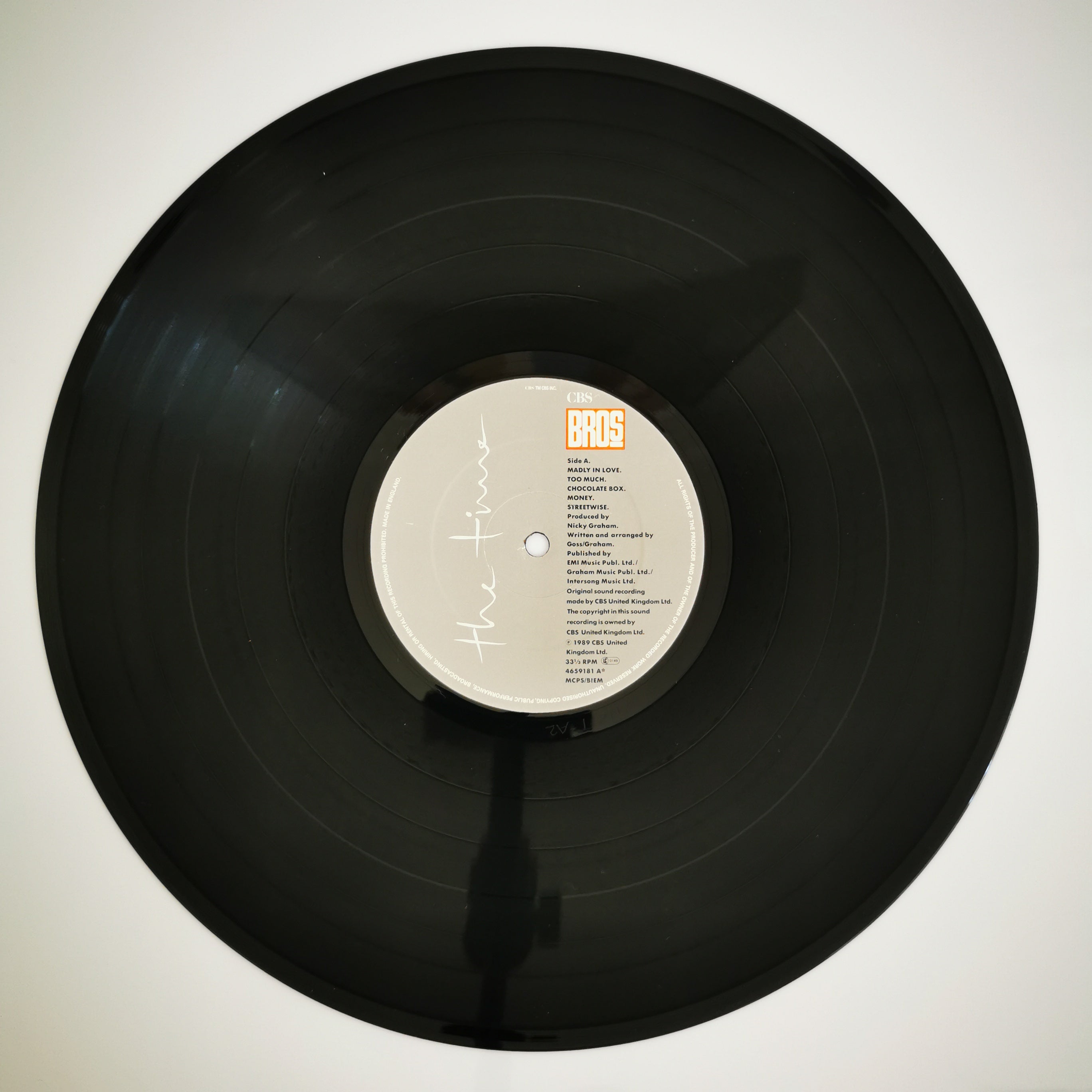 Bros The Time Vinyl LP Record
