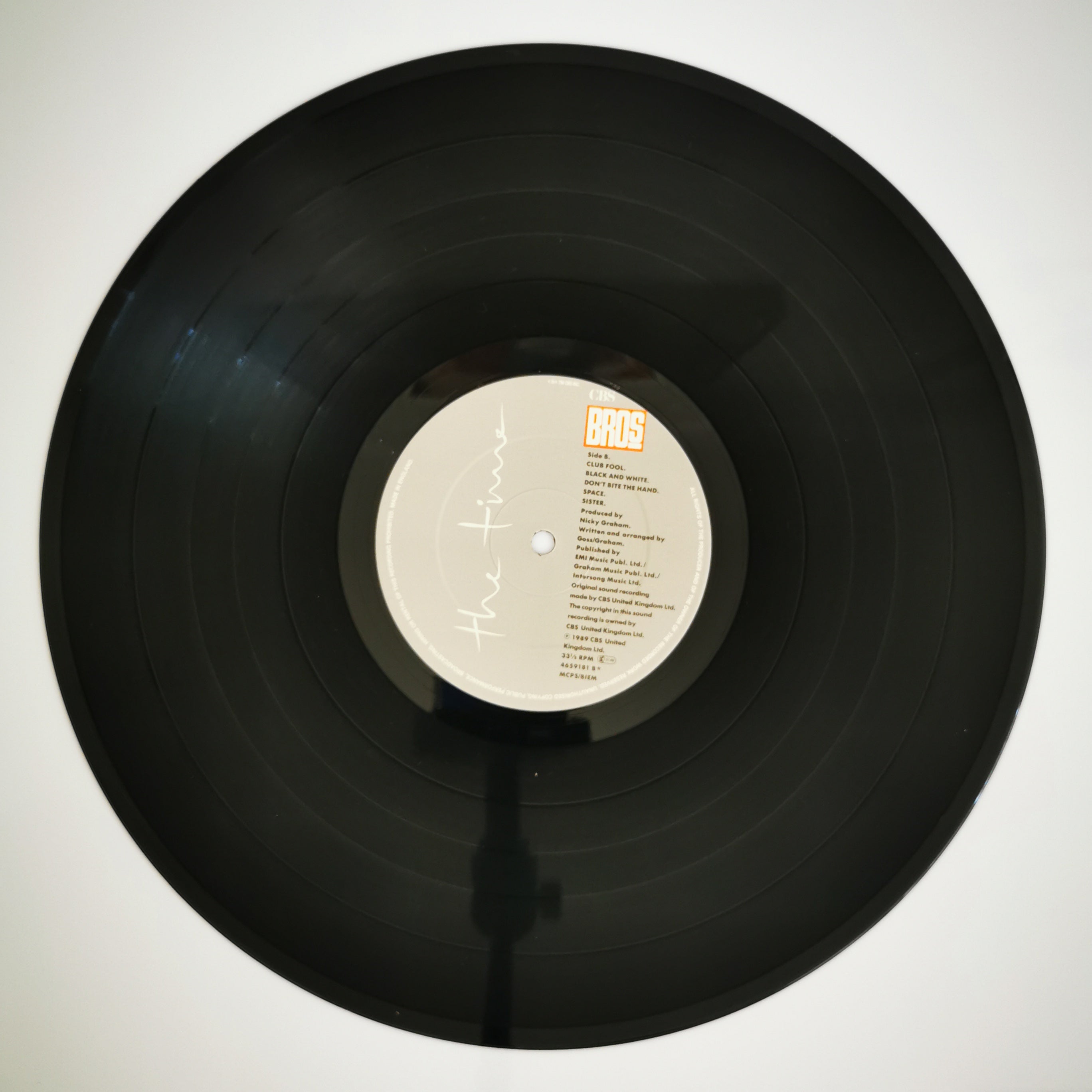 Bros The Time Vinyl LP Record