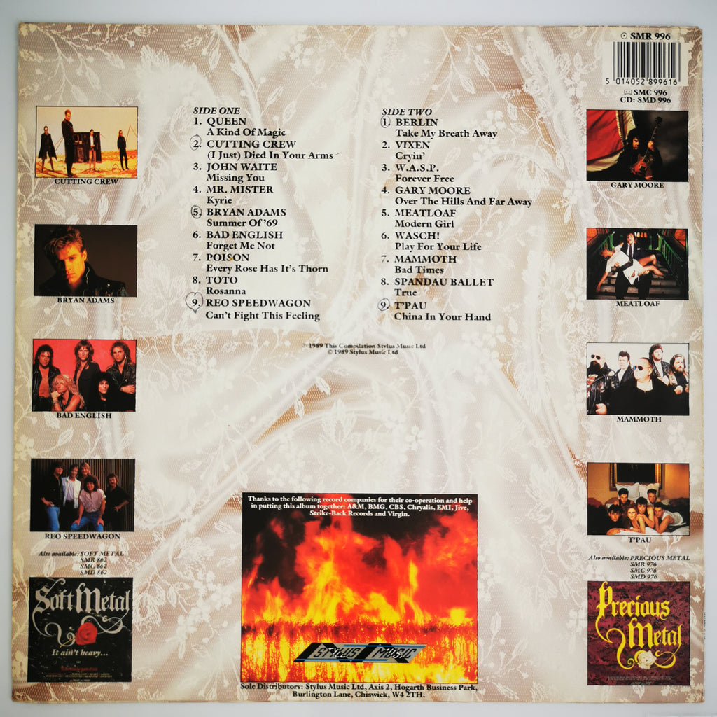 Rock & Metal Pure Soft Metal Vinyl LP Record