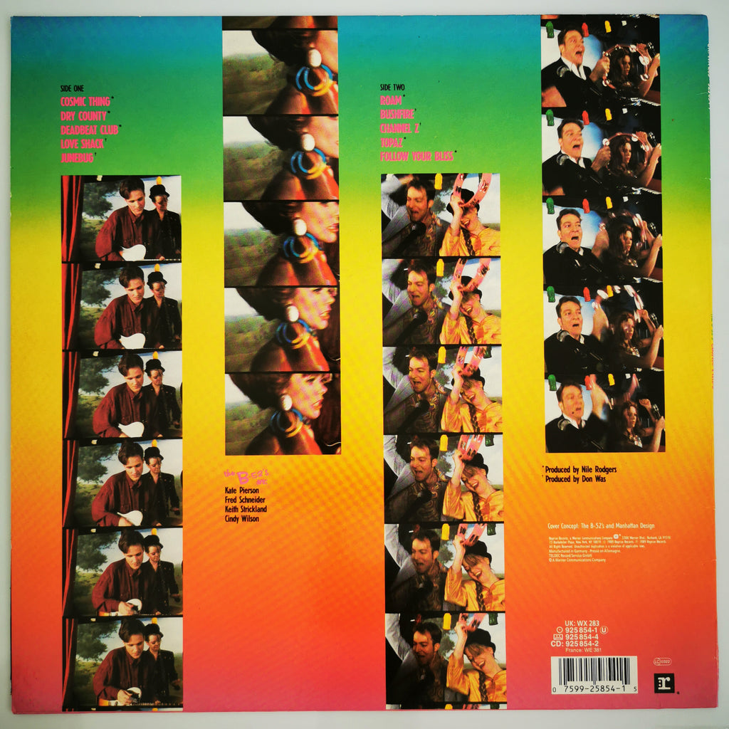 The B-52's Cosmic Thing Vinyl LP Record