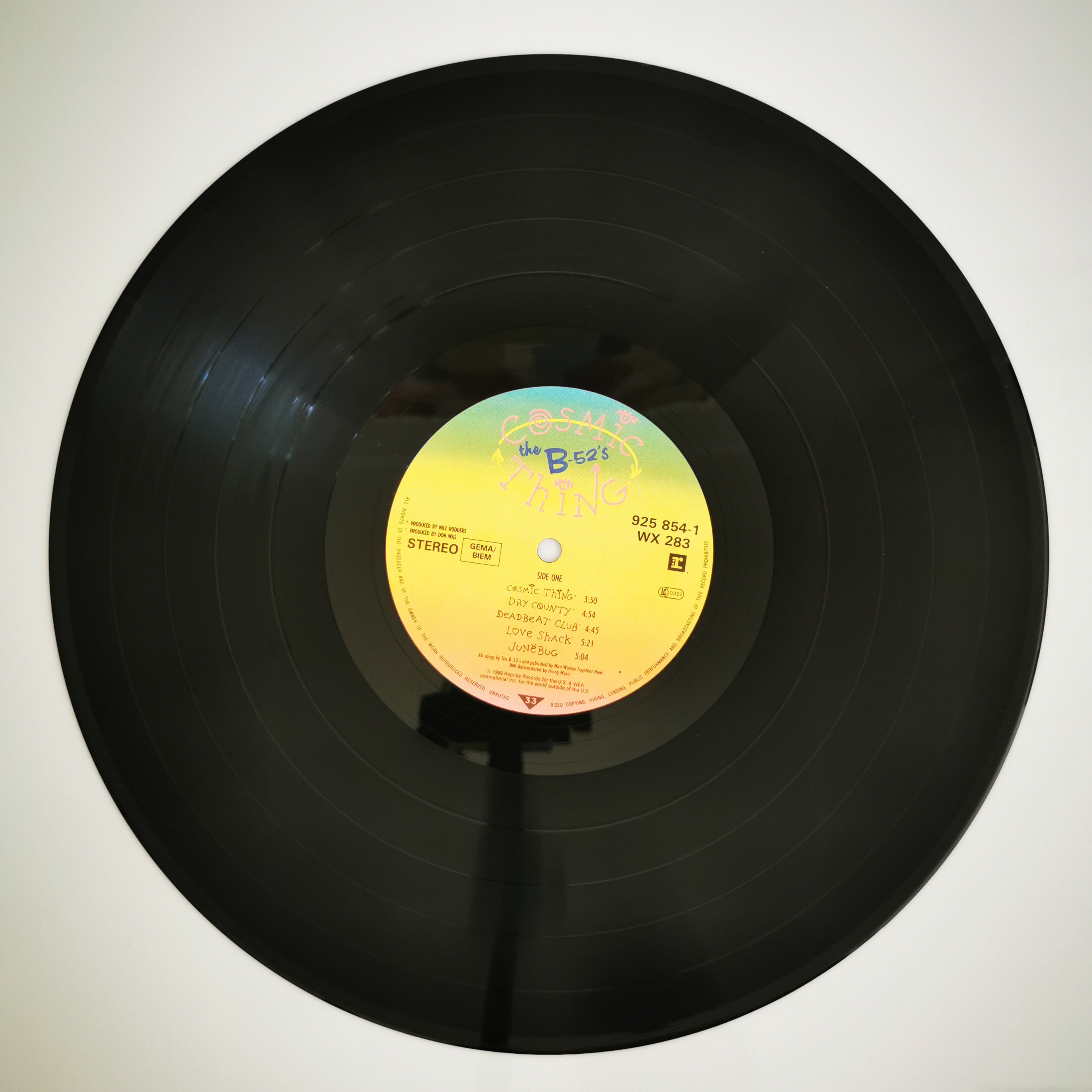 The B-52's Cosmic Thing Vinyl LP Record