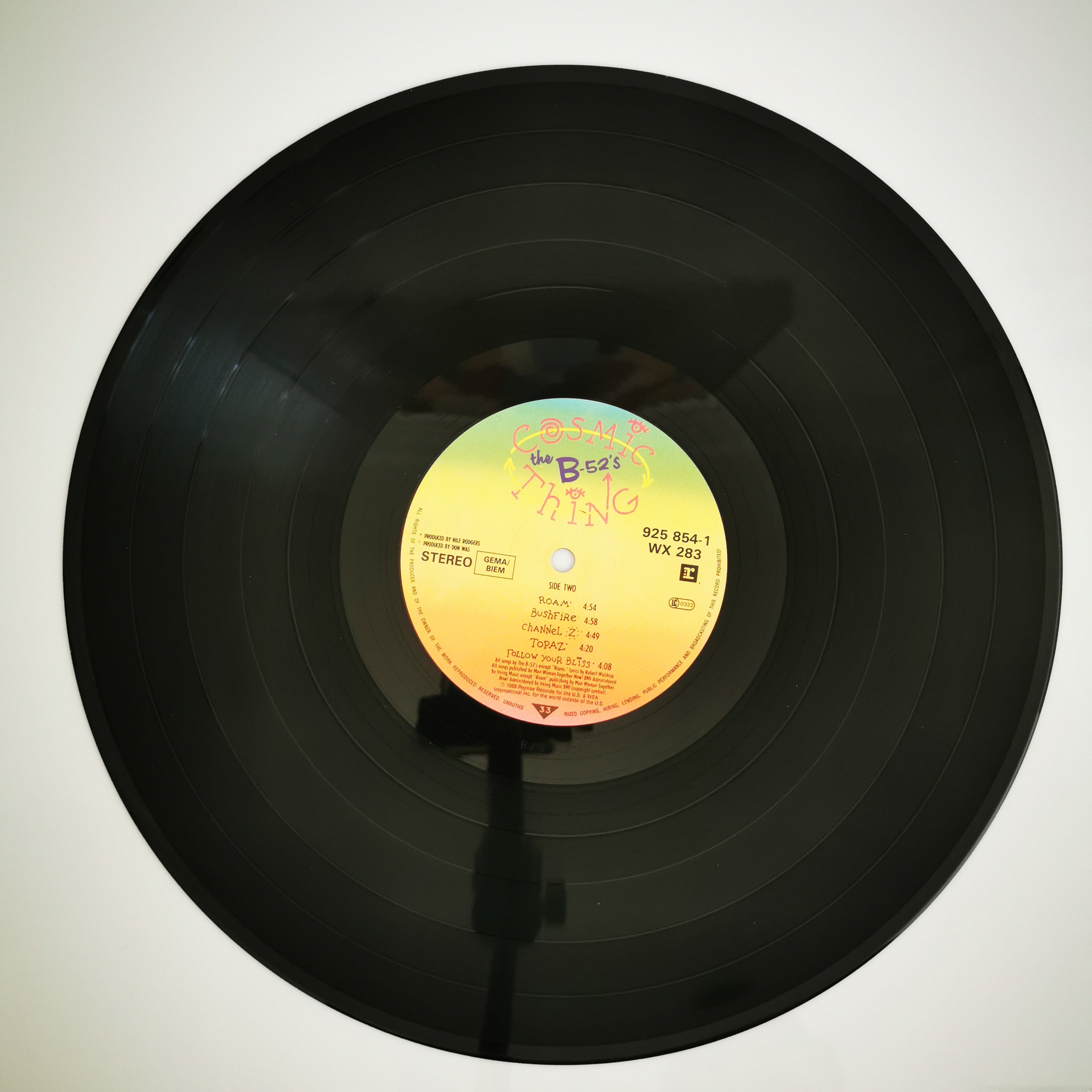 The B-52's Cosmic Thing Vinyl LP Record
