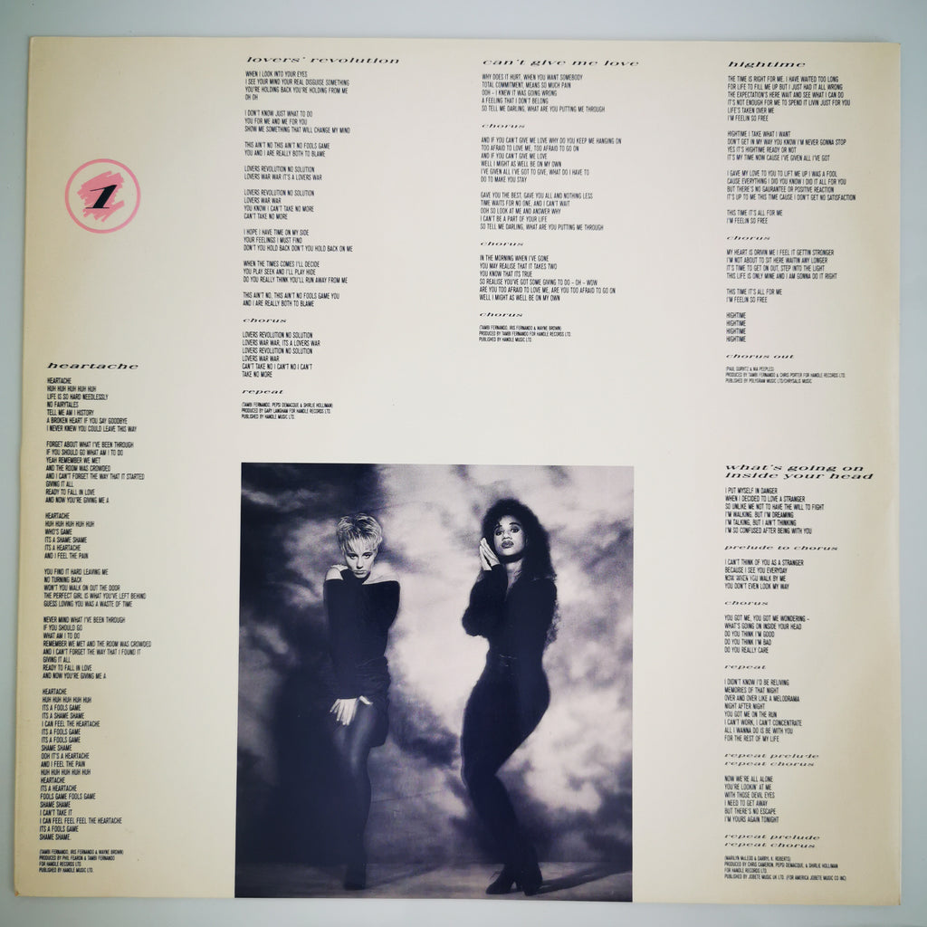 Pepsi & Shirlie – All Right Now Vinyl LP Record
